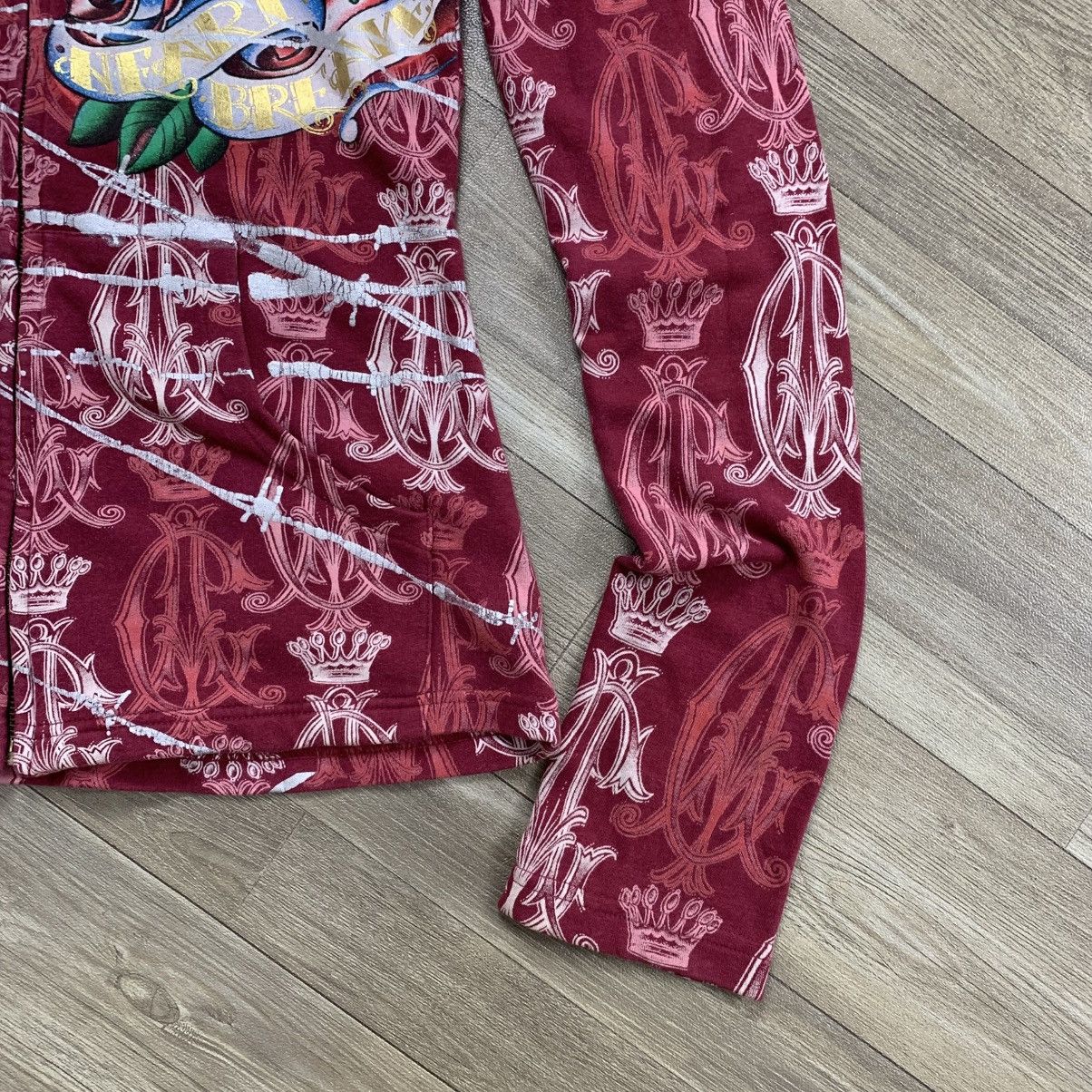Ed Hardy Christian Audiger All Over Print Zip Hoodie Size S / US 4 / IT 40 - 3 Thumbnail