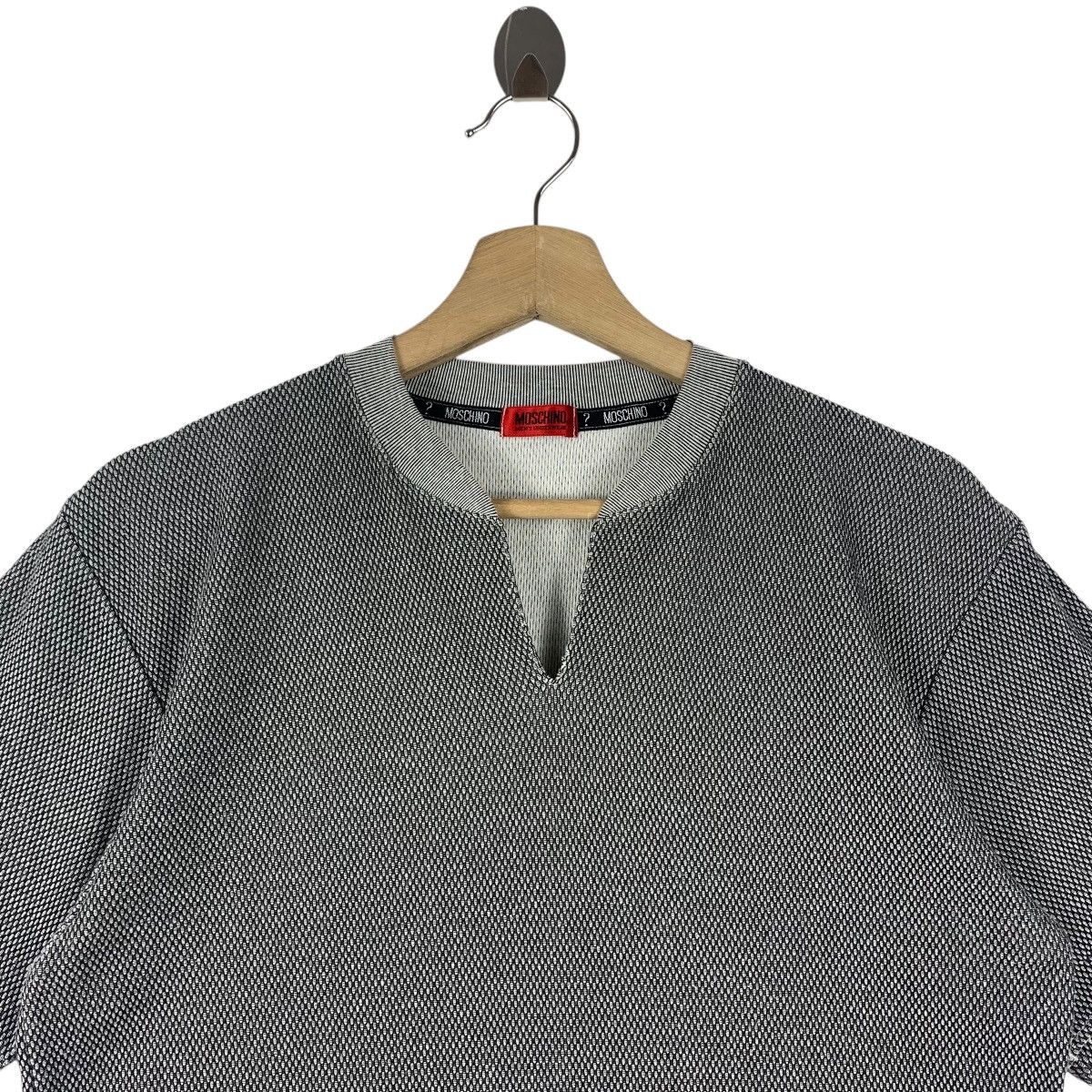 Moschino × Vintage Vintage MOSCHINO jeans plain design designer tee Size US M / EU 48-50 / 2 - 2 Thumbnail