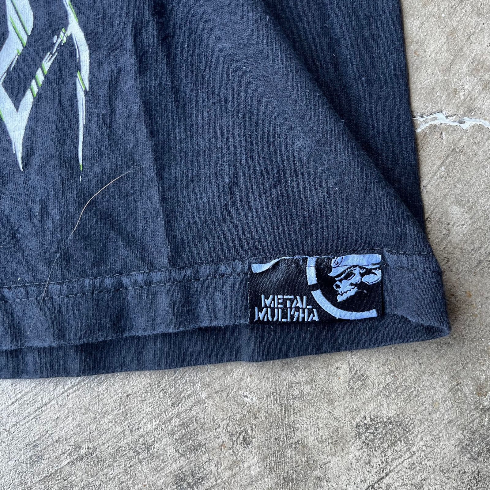 Vintage Vtg Metal Mulisha Shirt Mens Large Black Skull Helmet Size US L / EU 52-54 / 3 - 6 Thumbnail