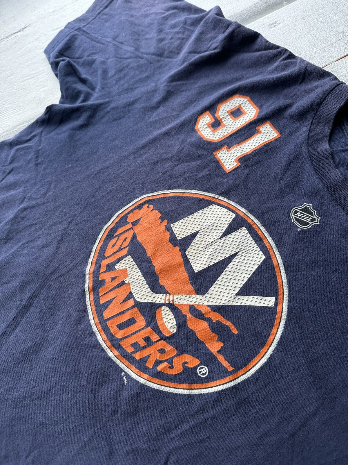 Reebok 🚨REEBOK ISLANDERS TAVARES 91 NY TEE HOCKEY NHL BIG LOGO Size US L / EU 52-54 / 3 - 4 Thumbnail