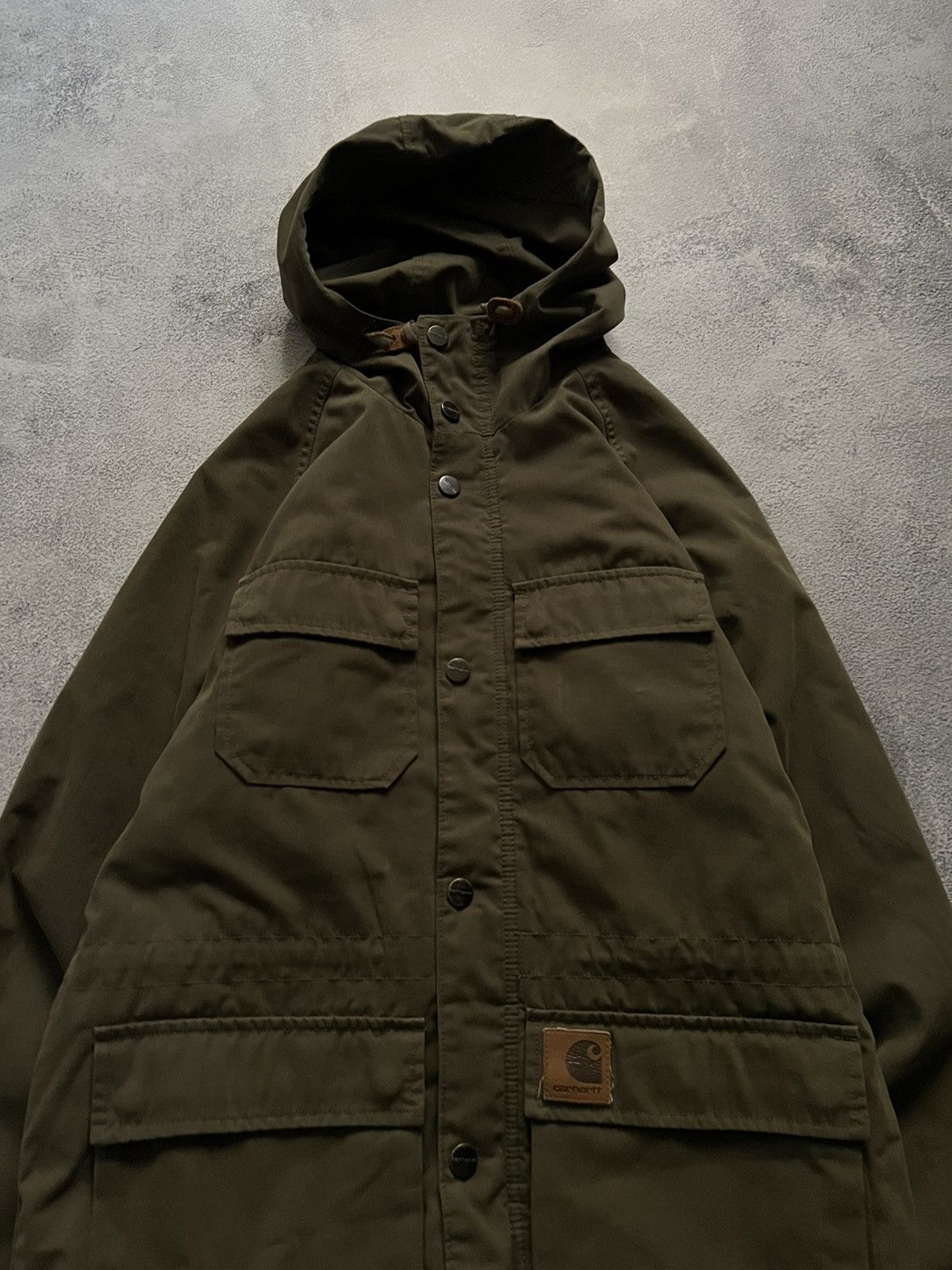 Carhartt Vintage Y2k Carhartt Wip Mosley Multi Pocket Jacket Olive 0s Size US S / EU 44-46 / 1 - 4 Thumbnail