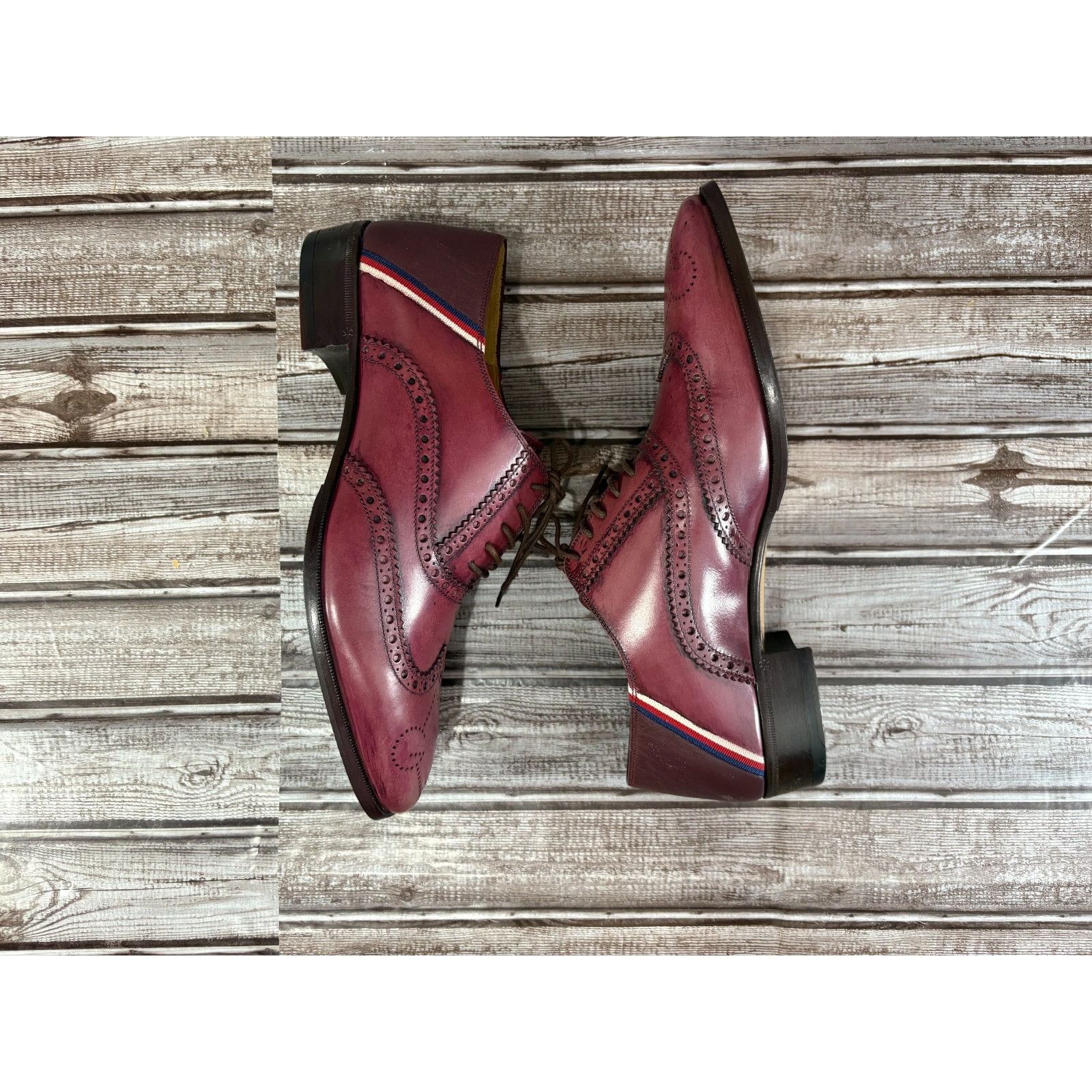 Gucci Gucci Brogue Sylvie Web Oxford Classic Signature Details Sho Size US 8 / EU 41 - 5 Thumbnail