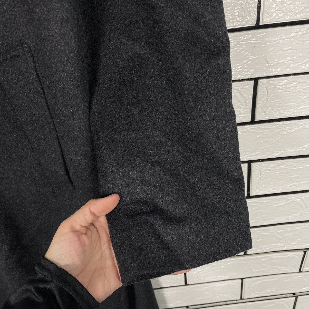Japanese Brand Japanese Brand Sukipio Black Wool Coat Size US L / EU 52-54 / 3 - 14 Thumbnail
