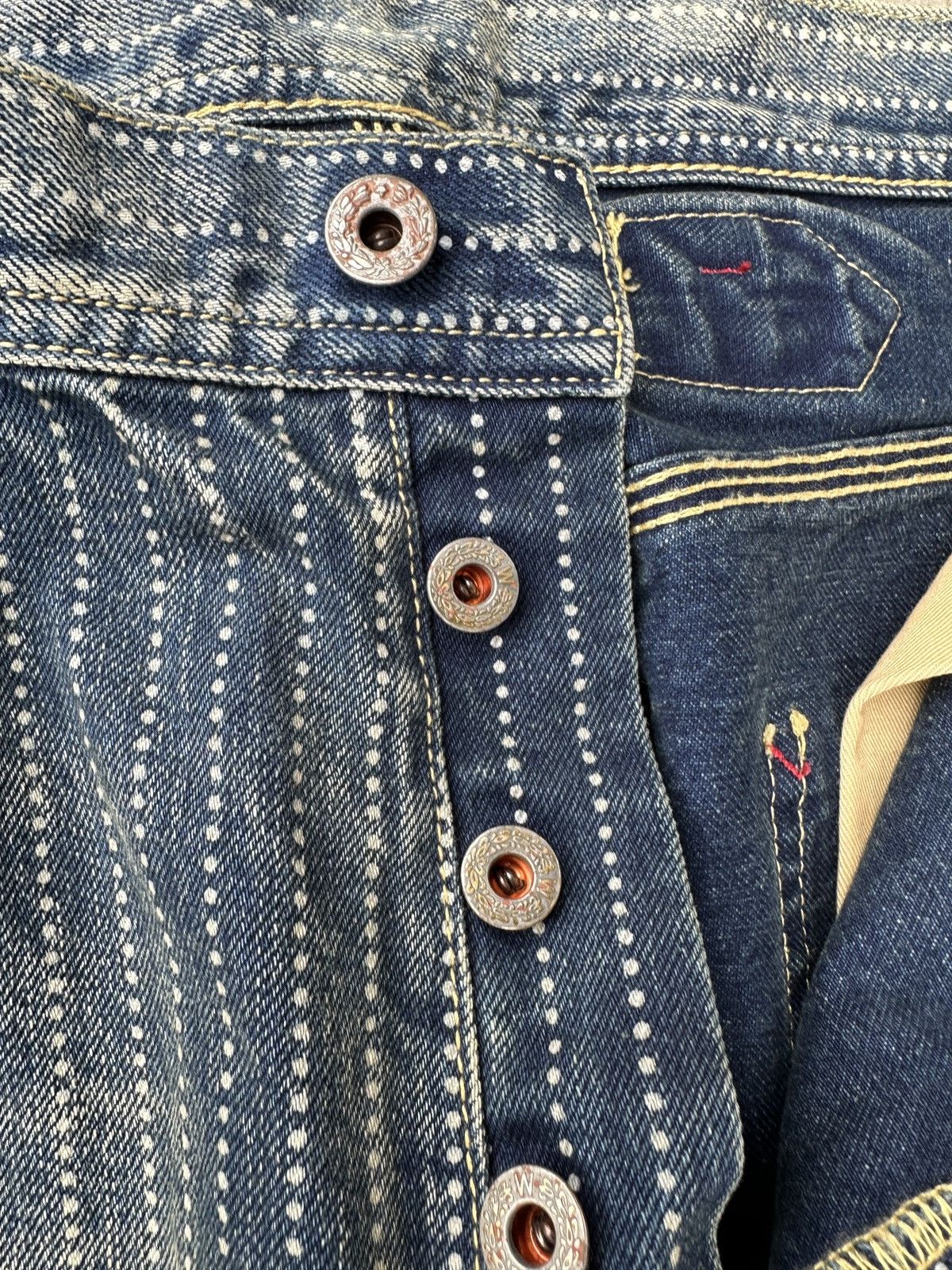 Japanese Brand Wabash Buckleback Double Knee Dungaree Striped Union Kountry Size US 36 / EU 52 - 12 Thumbnail