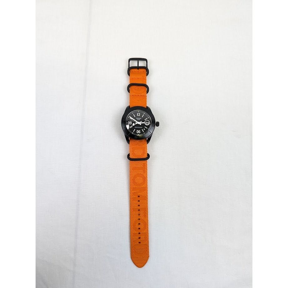 Tom Ford o1rshd1 Size: OS / Plastic Large Case Sports Watch in Orange Size ONE SIZE - 11 Thumbnail