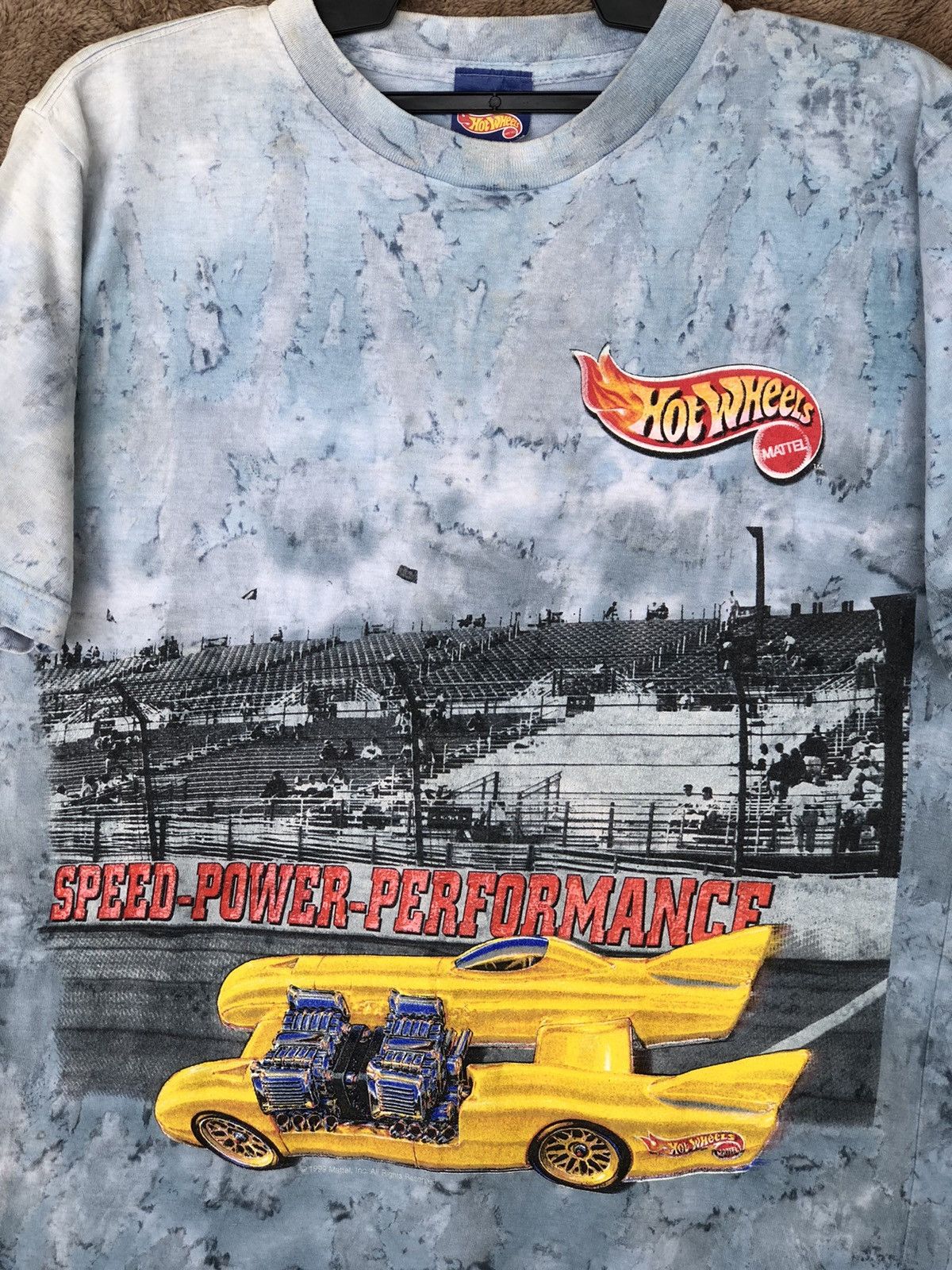 Vintage Vintage Hot Wheels Rare Tye Dye Tee Size US L / EU 52-54 / 3 - 2 Thumbnail