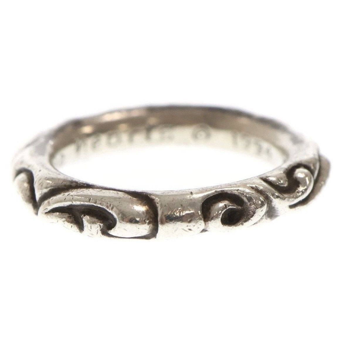 Chrome Hearts Chrome Hearts Scroll Band Ring Silver Size ONE SIZE - 3 Thumbnail