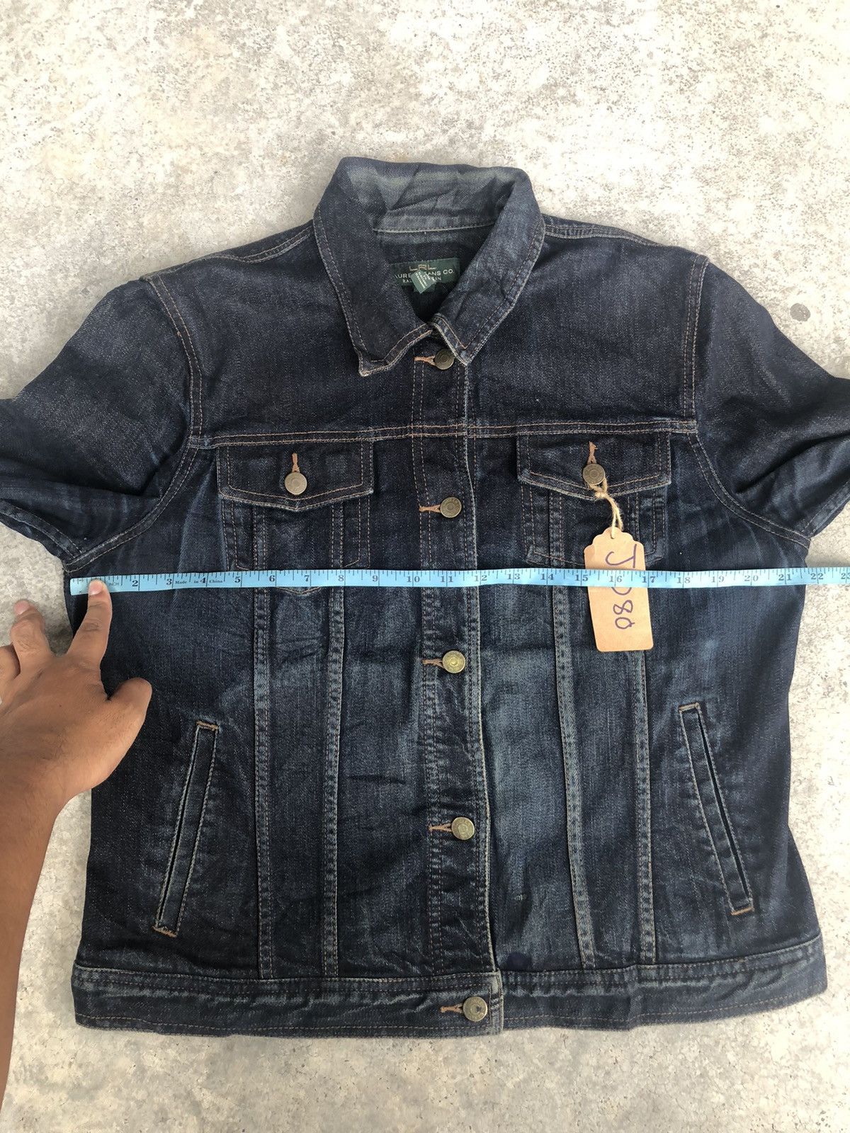 Lauren Ralph Lauren Ralph Lauren Denim Jacket Distressed Denim Size US L / EU 52-54 / 3 - 24 Thumbnail