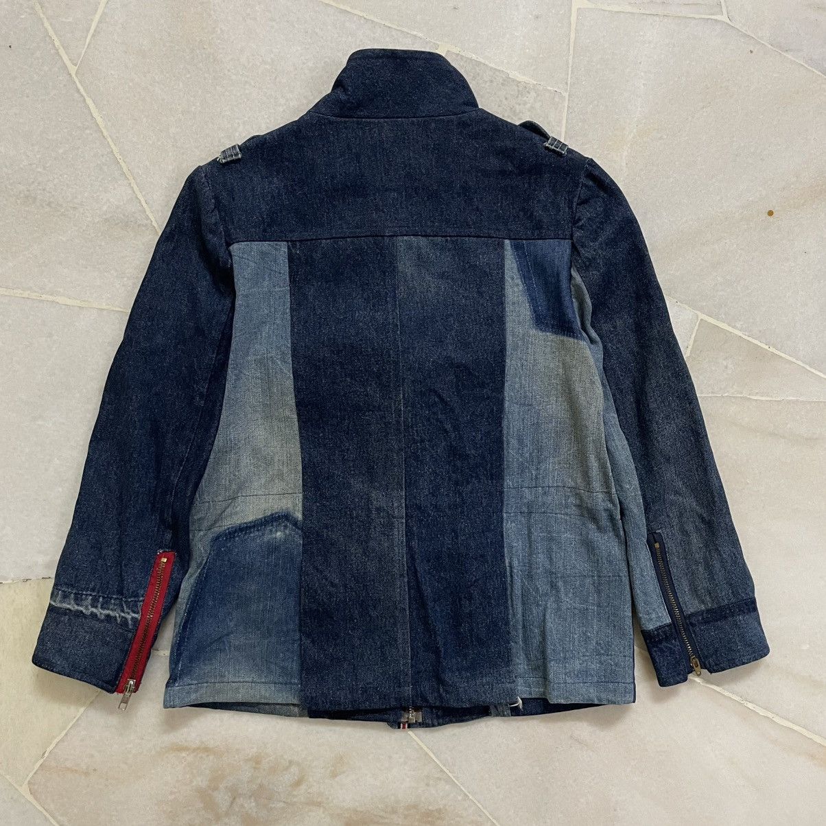Japanese Brand Vintage Custom Reconstructed Denim Jacket Ecko Unltd Size US S / EU 44-46 / 1 - 15 Thumbnail