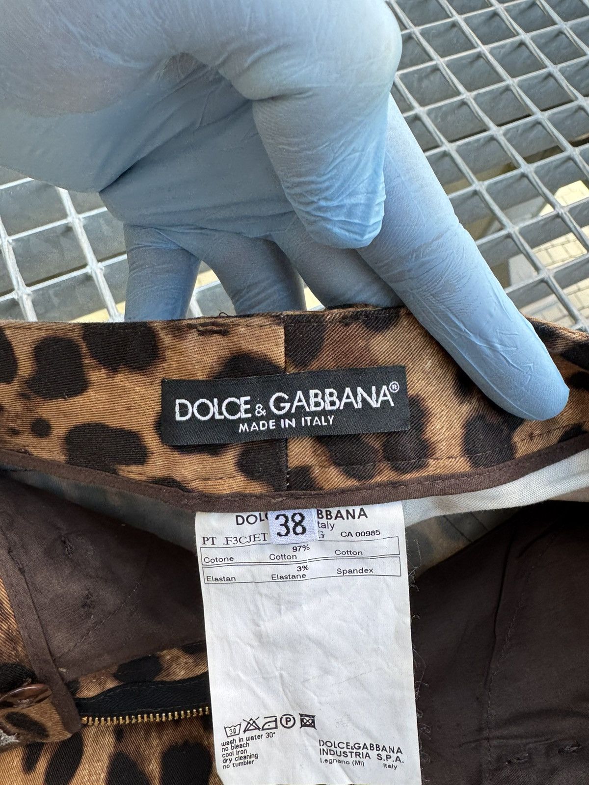 Dolce & Gabbana Dolce & Gabbana leopard Print Jeans Size 38" / US 16 / IT 52 - 14 Thumbnail