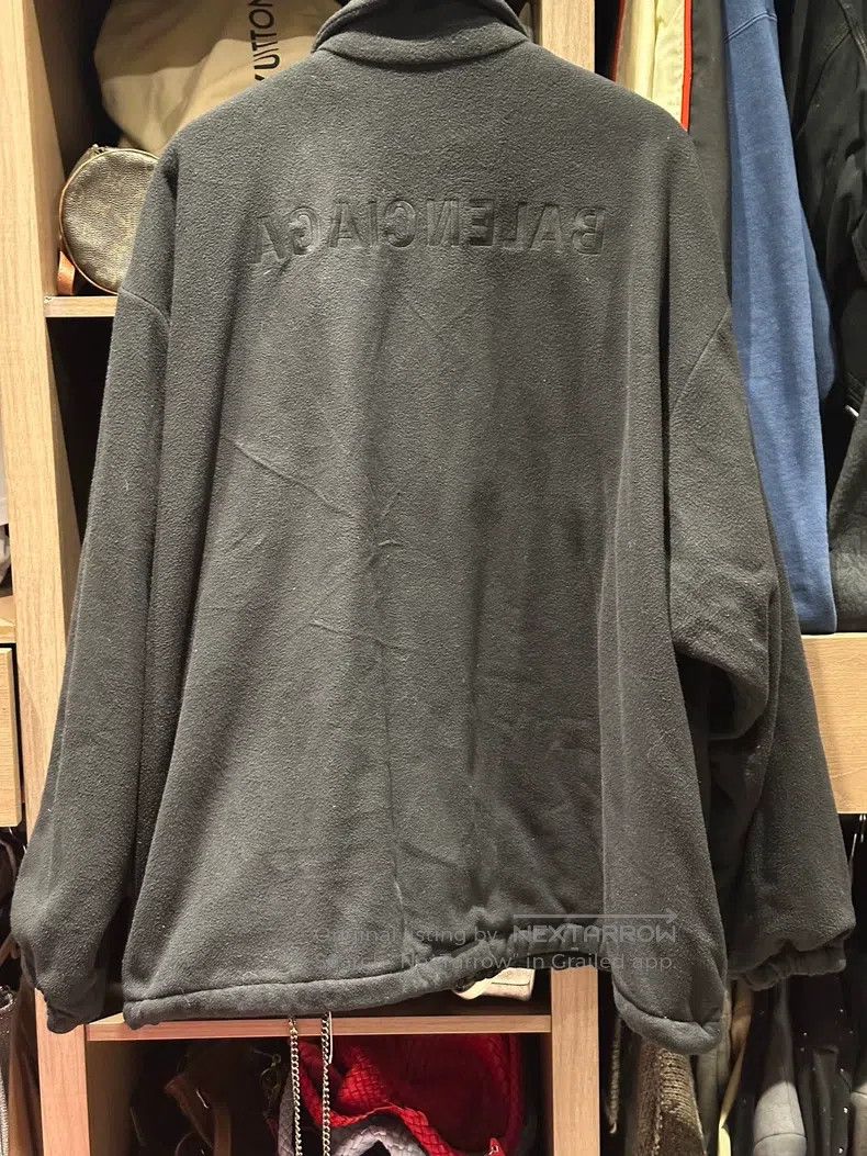 Balenciaga Balenciaga Gray Fleece Jacket Size US S / EU 44-46 / 1 - 1 Thumbnail
