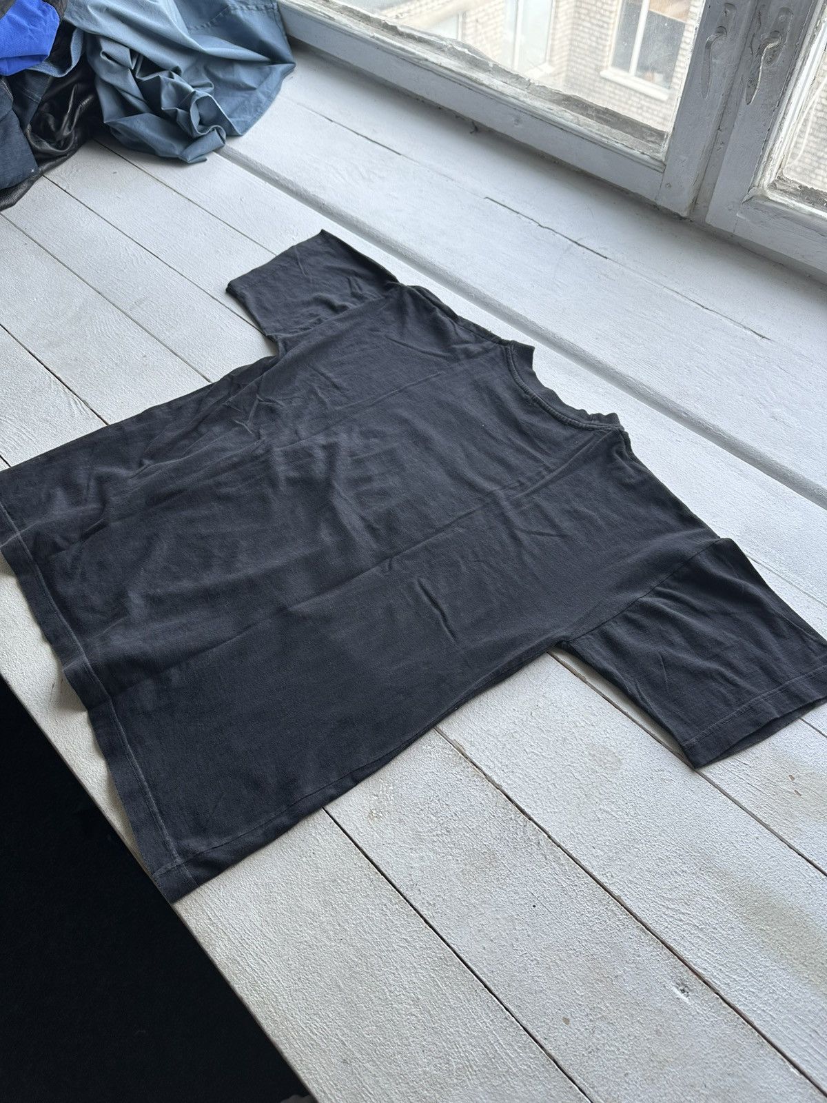 Vintage 🚨Vintage 80s Japanese Style Faded Blank Tee shirt Y2K rare Size US L / EU 52-54 / 3 - 5 Thumbnail