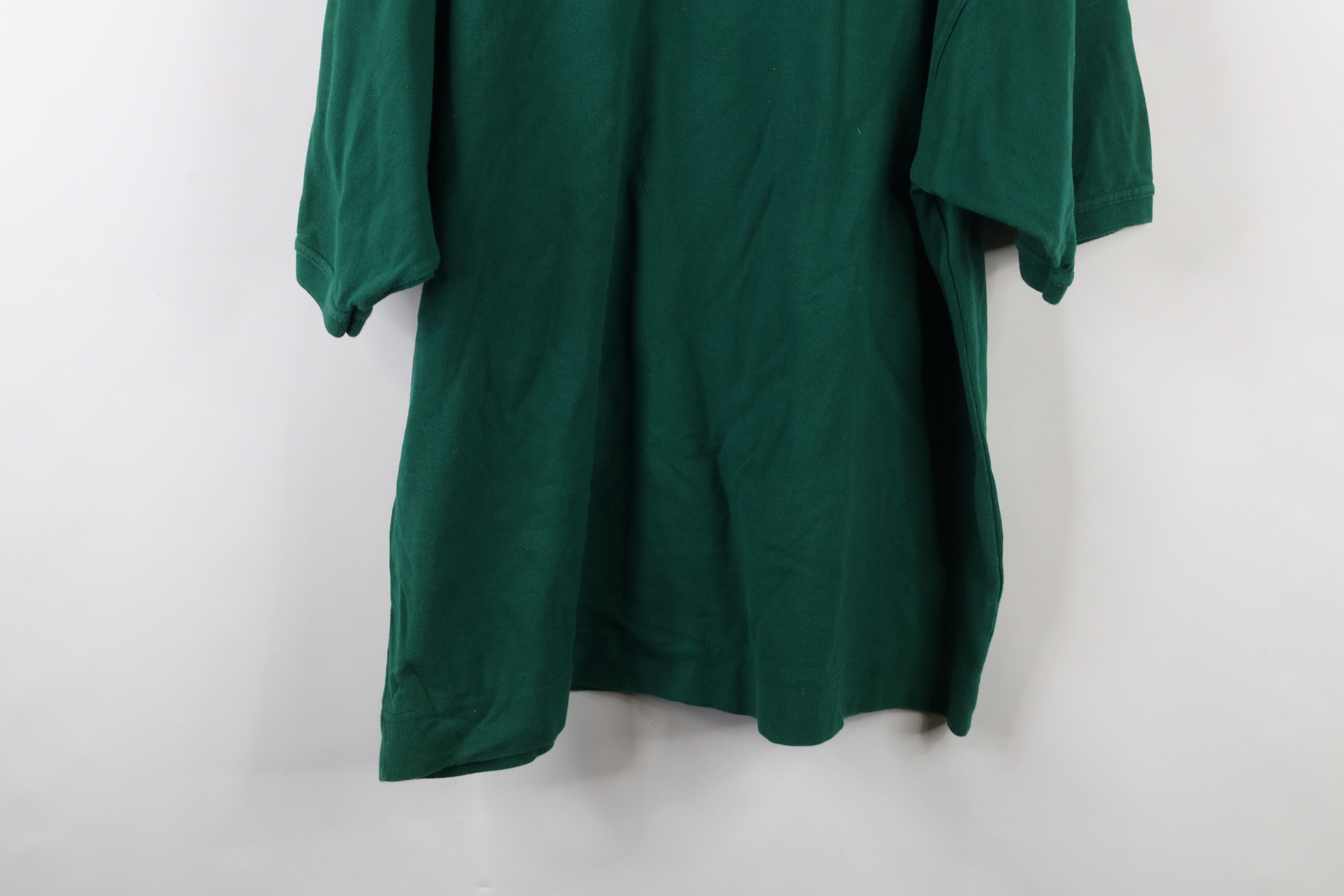 Vintage Vintage 90s Streetwear Cotton Collared Polo Shirt Green Size US XXL / EU 58 / 5 - 12 Thumbnail