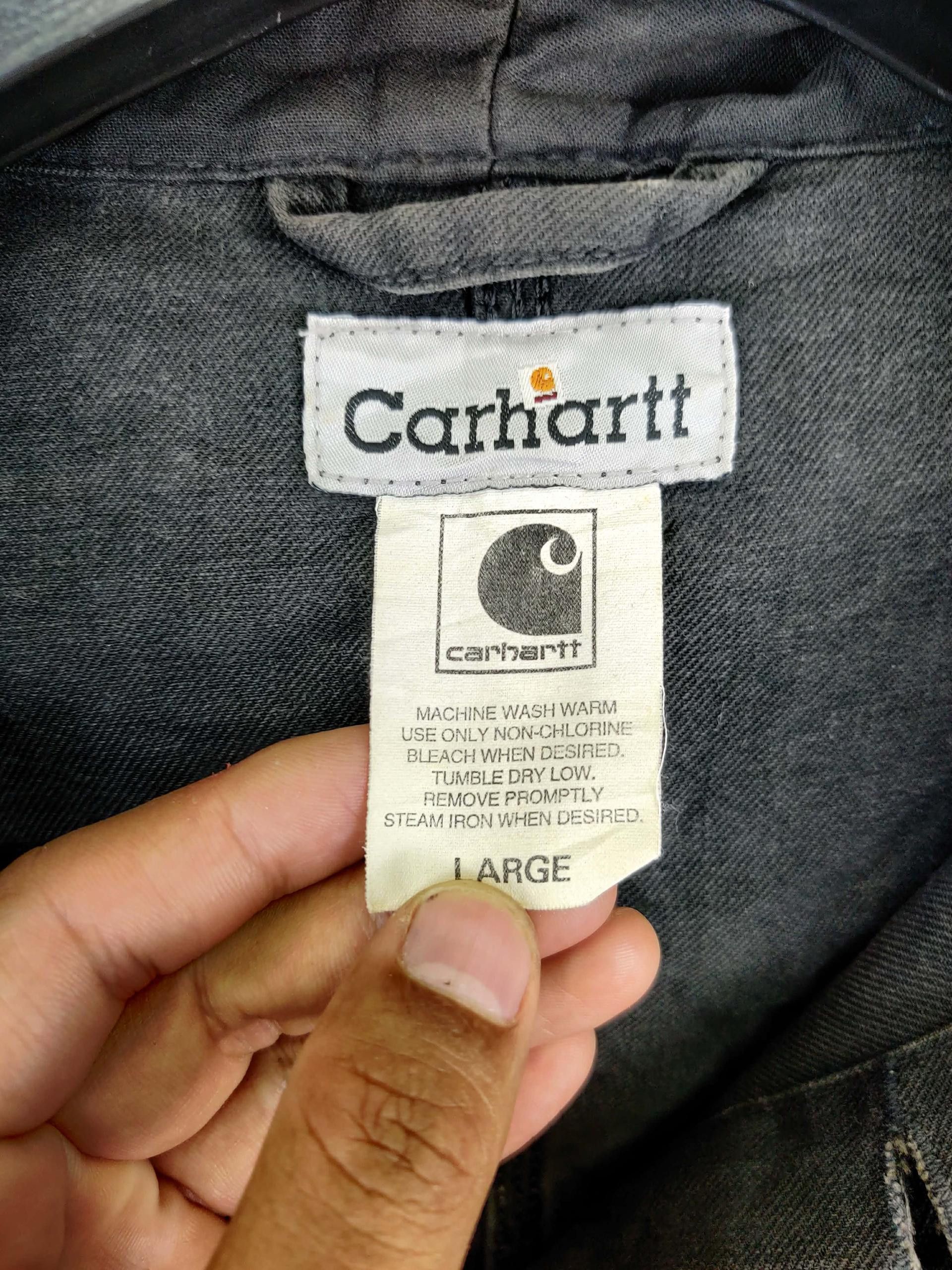 Carhartt Vintage Carhartt Chore Hooded Jacket Size US L / EU 52-54 / 3 - 9 Thumbnail