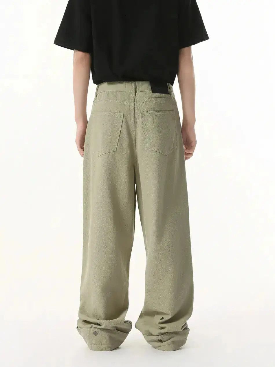 Japanese Brand Retro loose casual straight leg jeans Size US 32 / EU 48 - 2 Thumbnail
