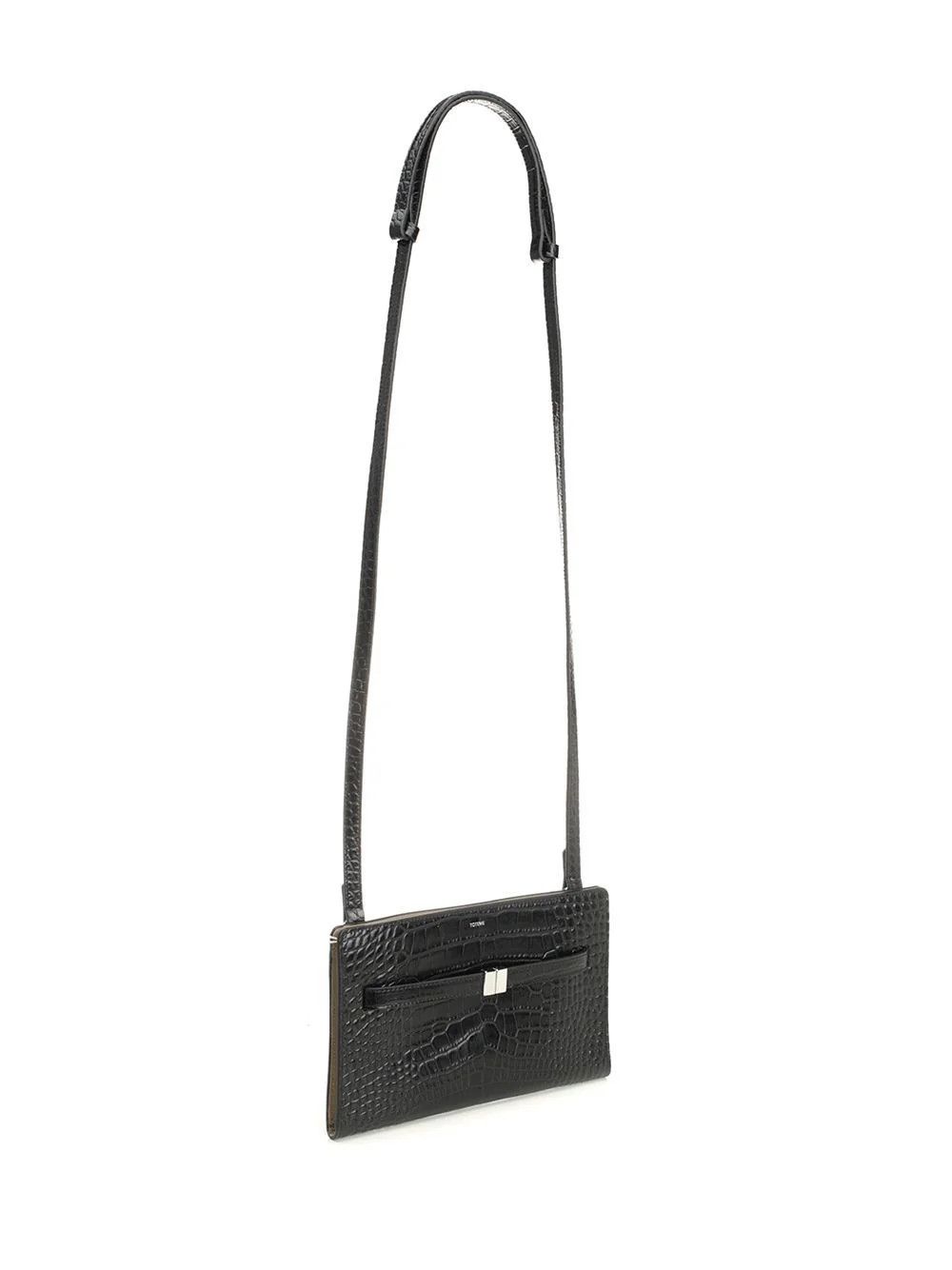 Toteme os11x0826 Size: OS / Embossed Belted Crossbody Bag in Black Size ONE SIZE - 5 Thumbnail