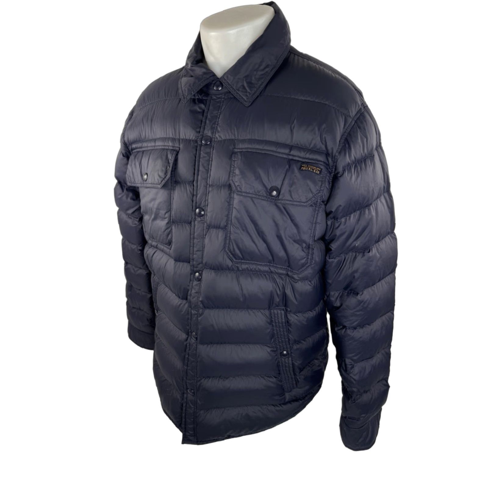 Polo Ralph Lauren Polo Ralph Lauren Jacket - DOWN Insulated Packable Ranch XL Blue Quilted Nylon Exterior Mens, 90s? Size US XL / EU 56 / 4 - 1 Thumbnail