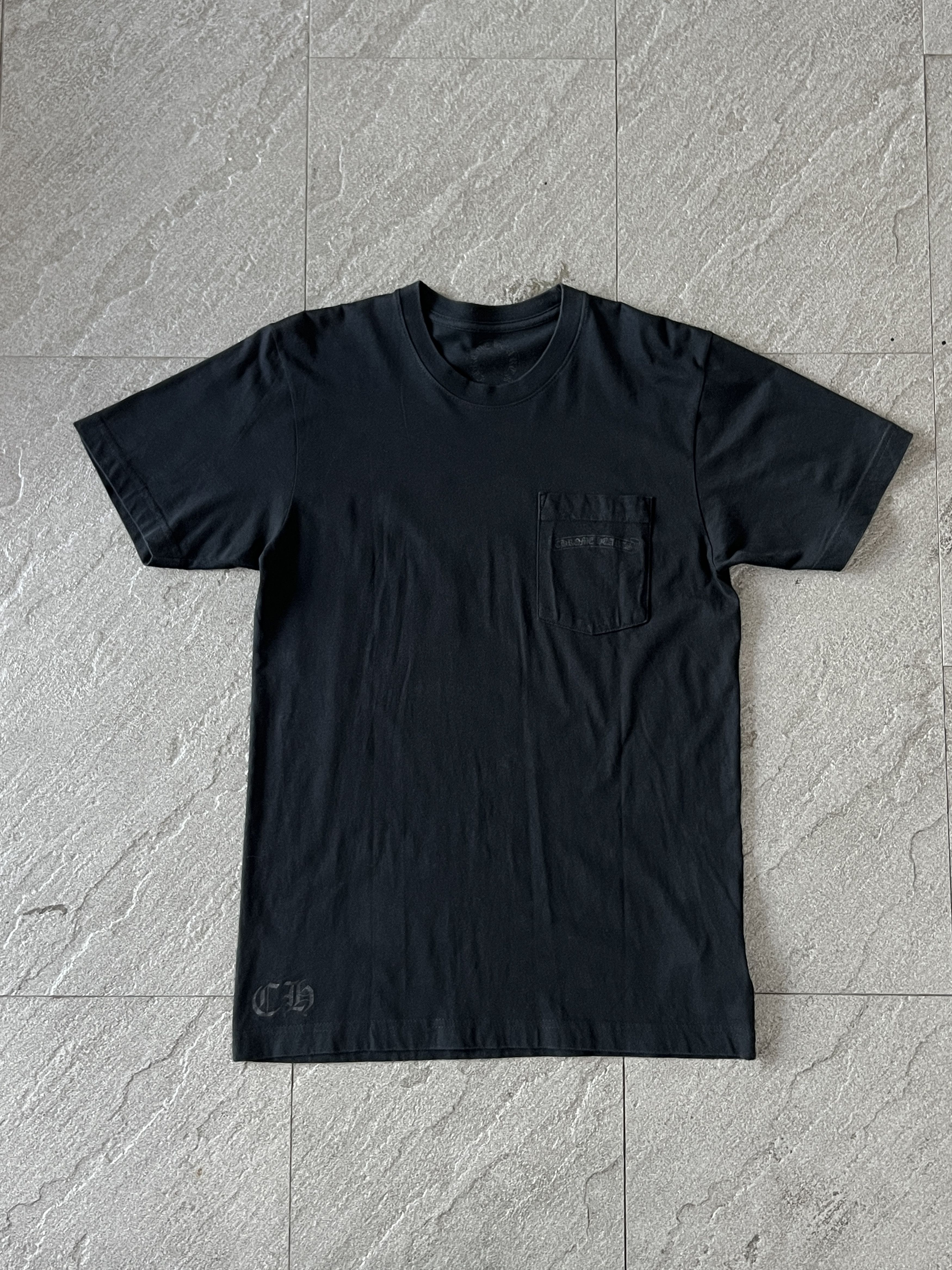 Chrome Hearts Chrome Hearts Orange Cross Pocket Tee Black Medium Size US M / EU 48-50 / 2 - 3 Thumbnail