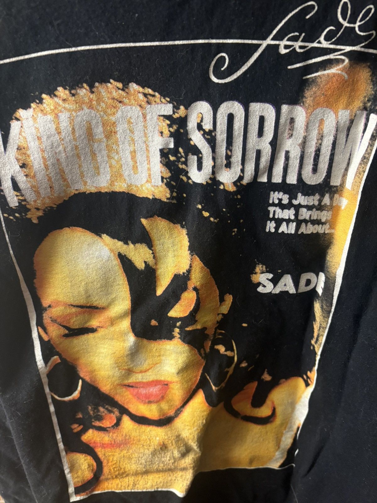 Vintage Sade King of Sorrow Size US L / EU 52-54 / 3 - 2 Thumbnail