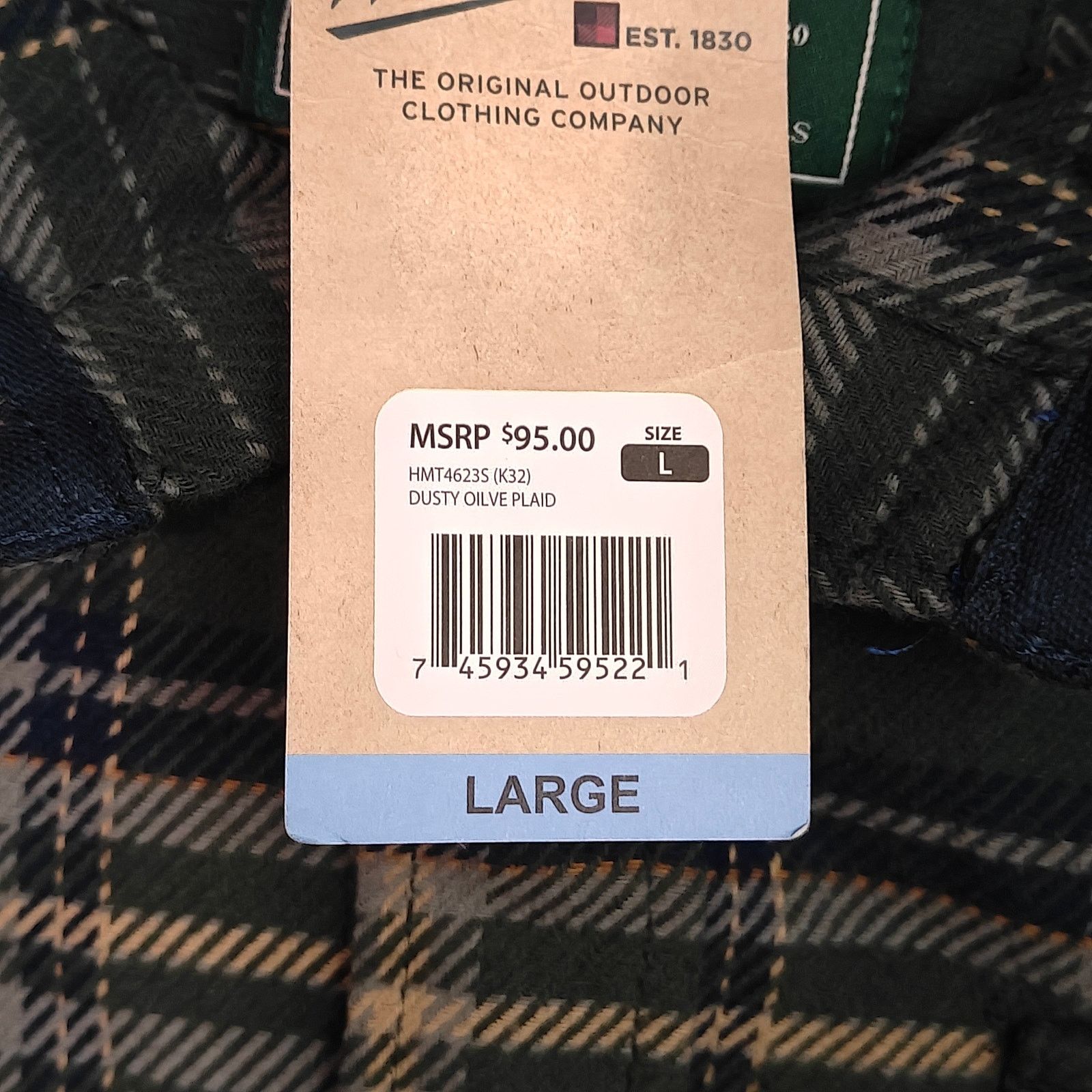Woolrich Woolen Mills Woolrich Heavyweight Brushed Cotton Brawny Flannel Shirt Size US L / EU 52-54 / 3 - 3 Thumbnail