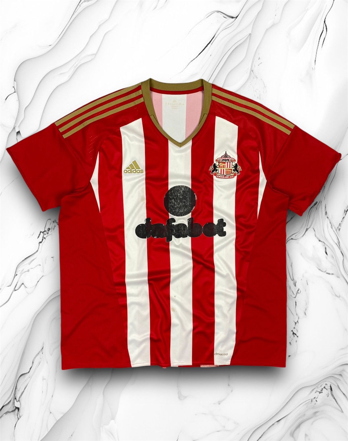Adidas × Vintage Vintage Adidas SUNDERLAND F.C Soccer Jersey Size US XXL / EU 58 / 5 - 1 Thumbnail