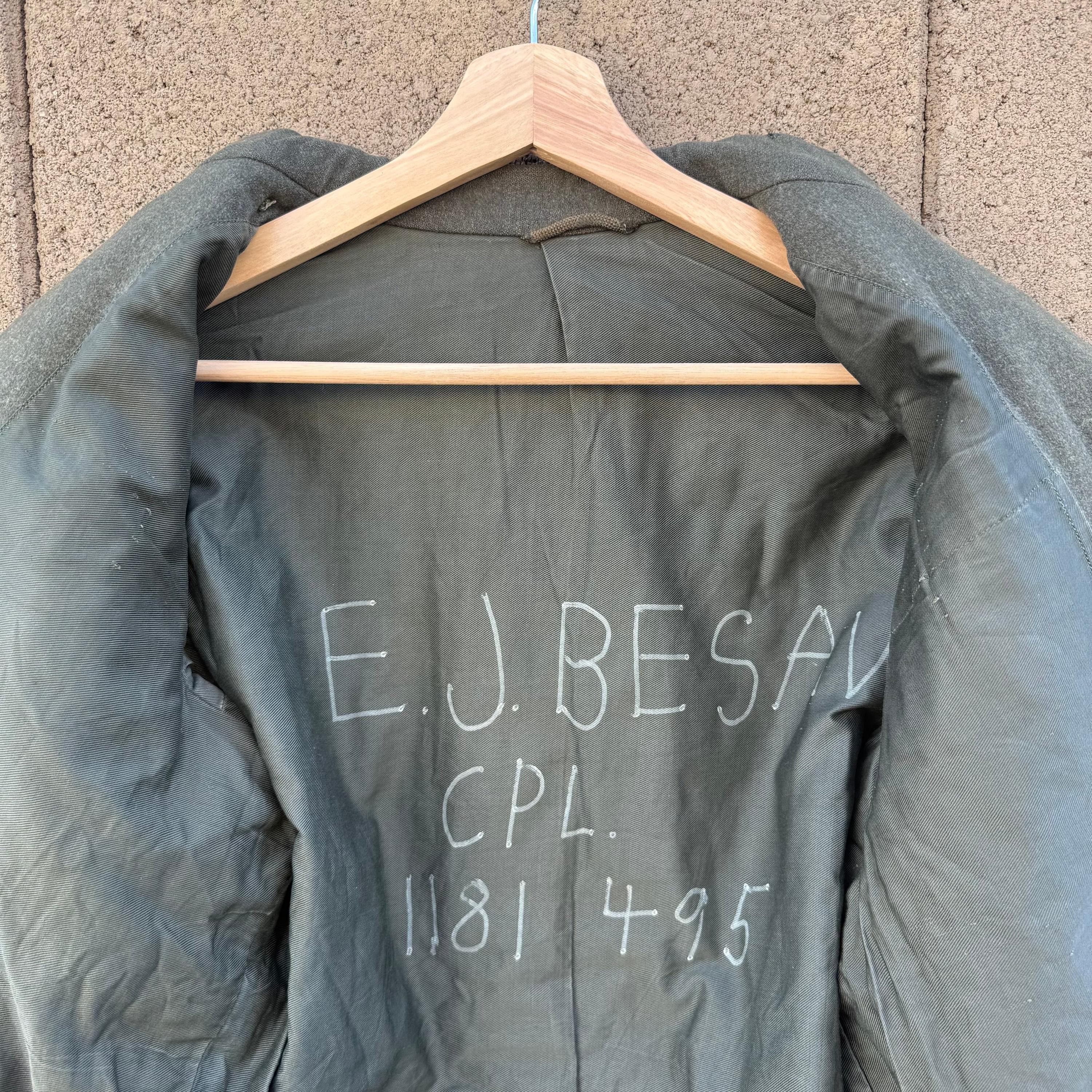 Vintage 50's US Military Officer Wool Jacket Size US S / EU 44-46 / 1 - 5 Thumbnail