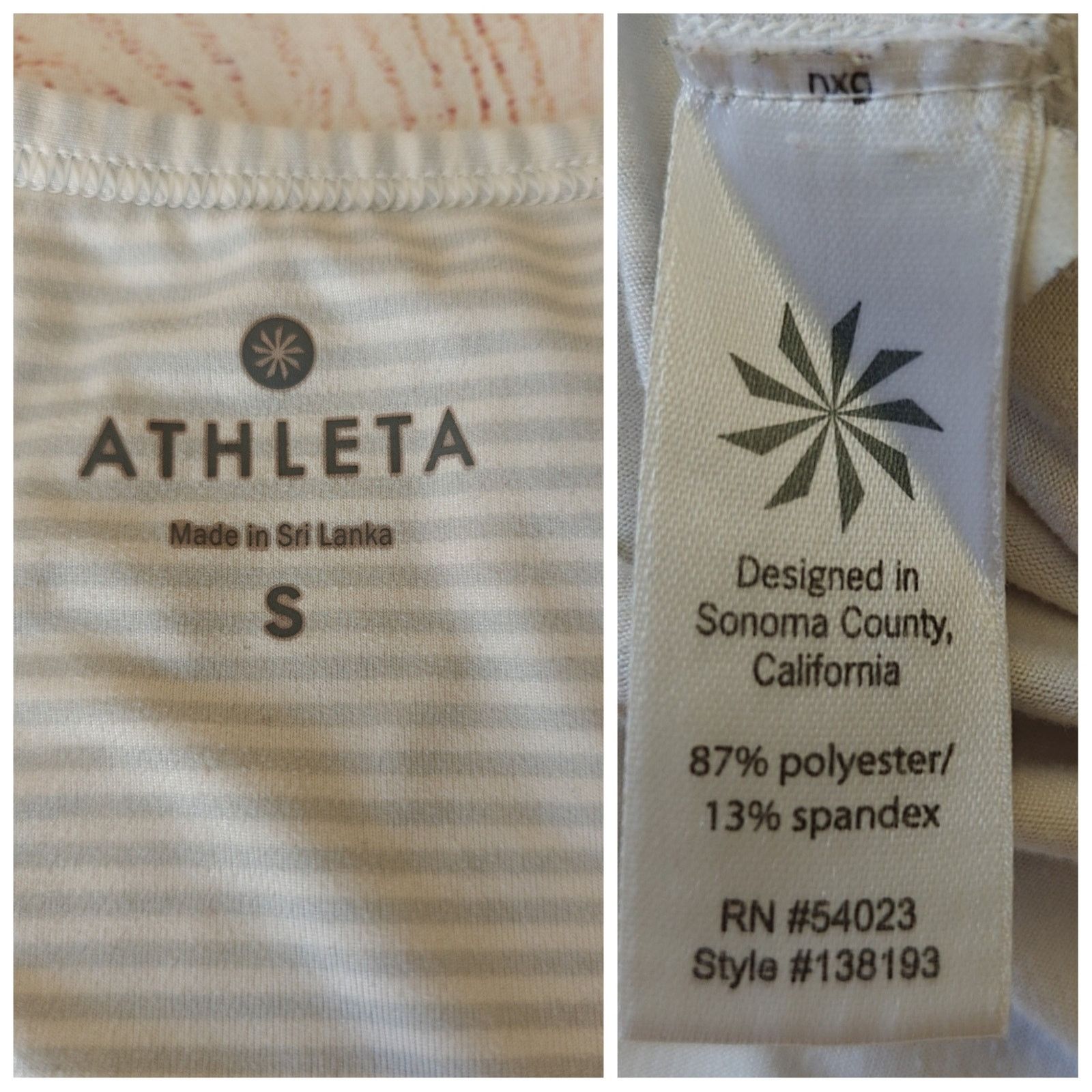 Athleta Athleta striped racerback tank top sz S Size S / US 4 / IT 40 - 8 Thumbnail