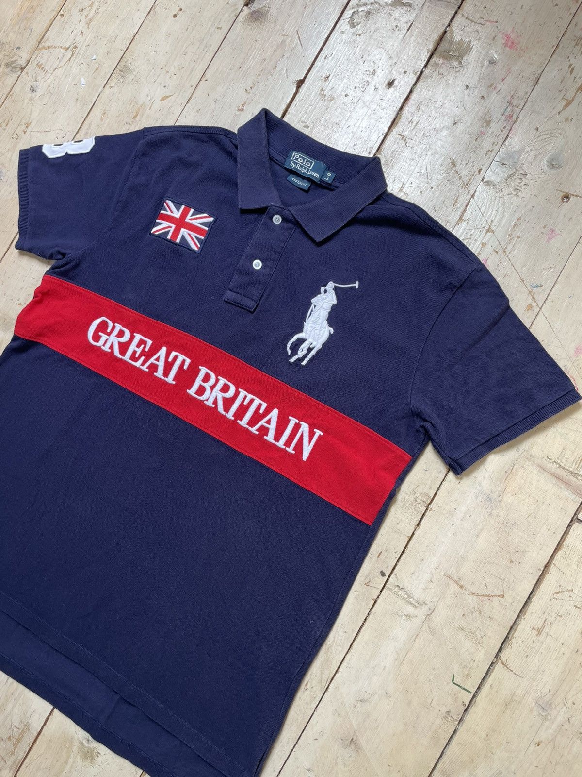 Polo Ralph Lauren Polo Ralph Lauren Great Britain Tshirt Size US L / EU 52-54 / 3 - 2 Thumbnail