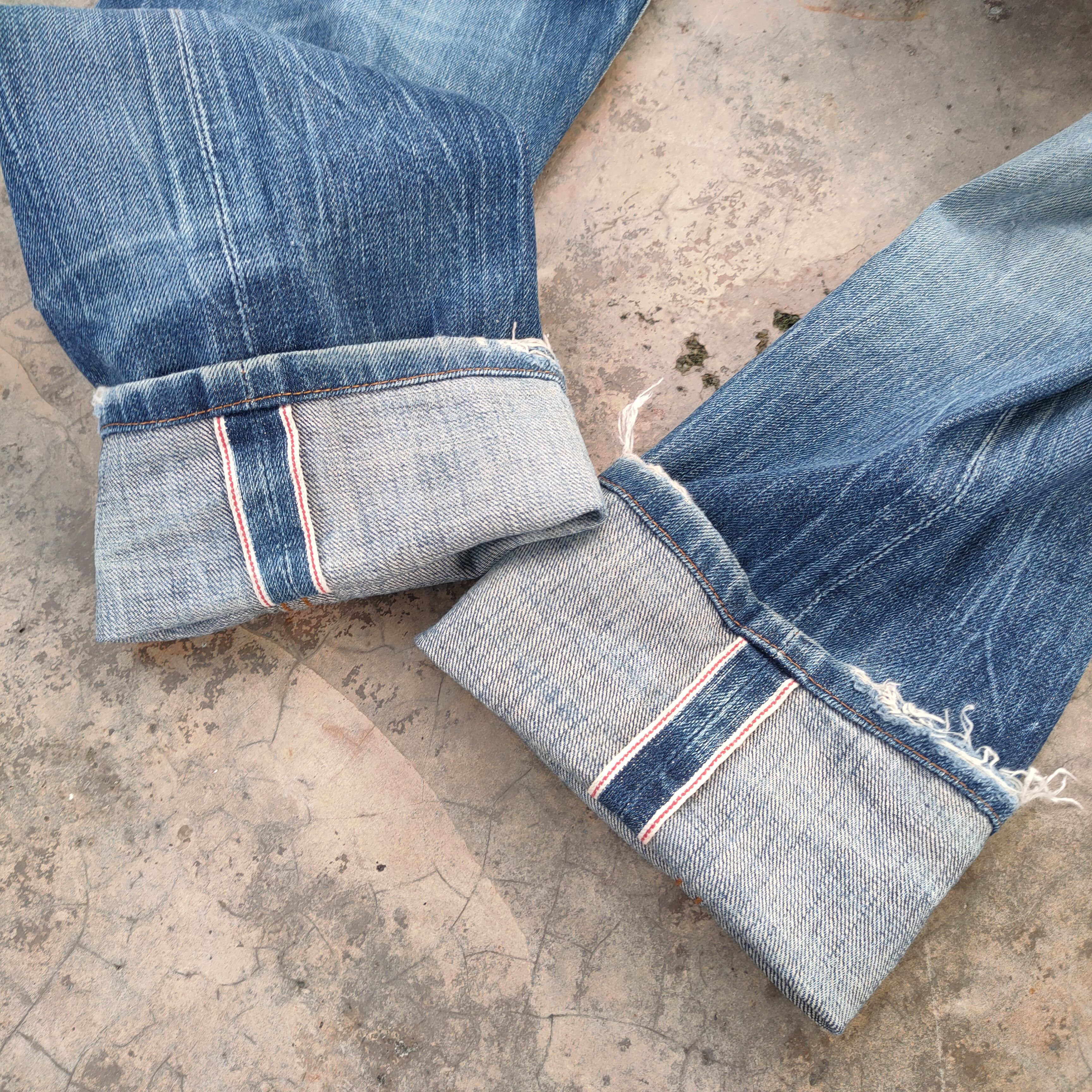 Cult Of Individuality VINTAGE CULT SALVAGE RUSTY FADED DENIM JEANS PANTS Size US 33 - 12 Thumbnail