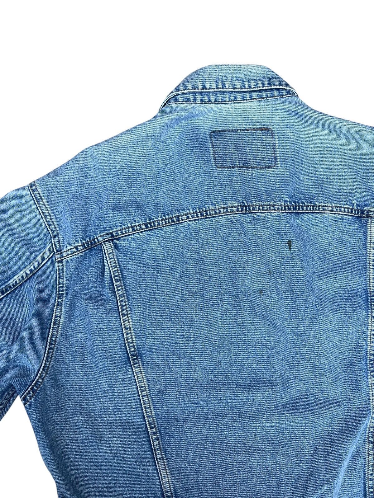 Diesel 90s Diesel Stars Series Distress Mud Denim Trucker Jacket Size US XL / EU 56 / 4 - 18 Thumbnail