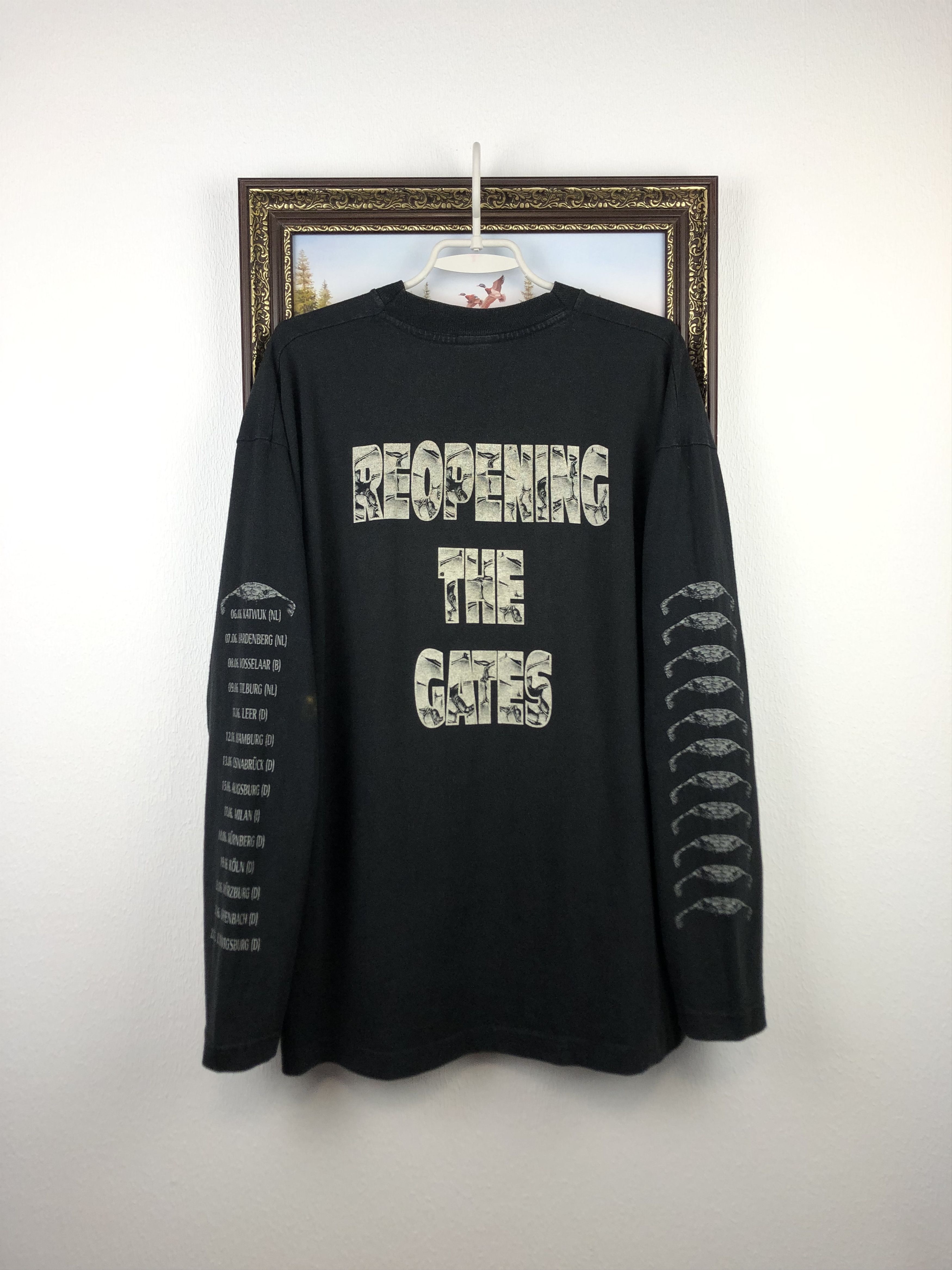 Band Tees Vintage 90's Omen Reopening the Gates Band Shirt Long Sleeve Size US XL / EU 56 / 4 - 13 Thumbnail