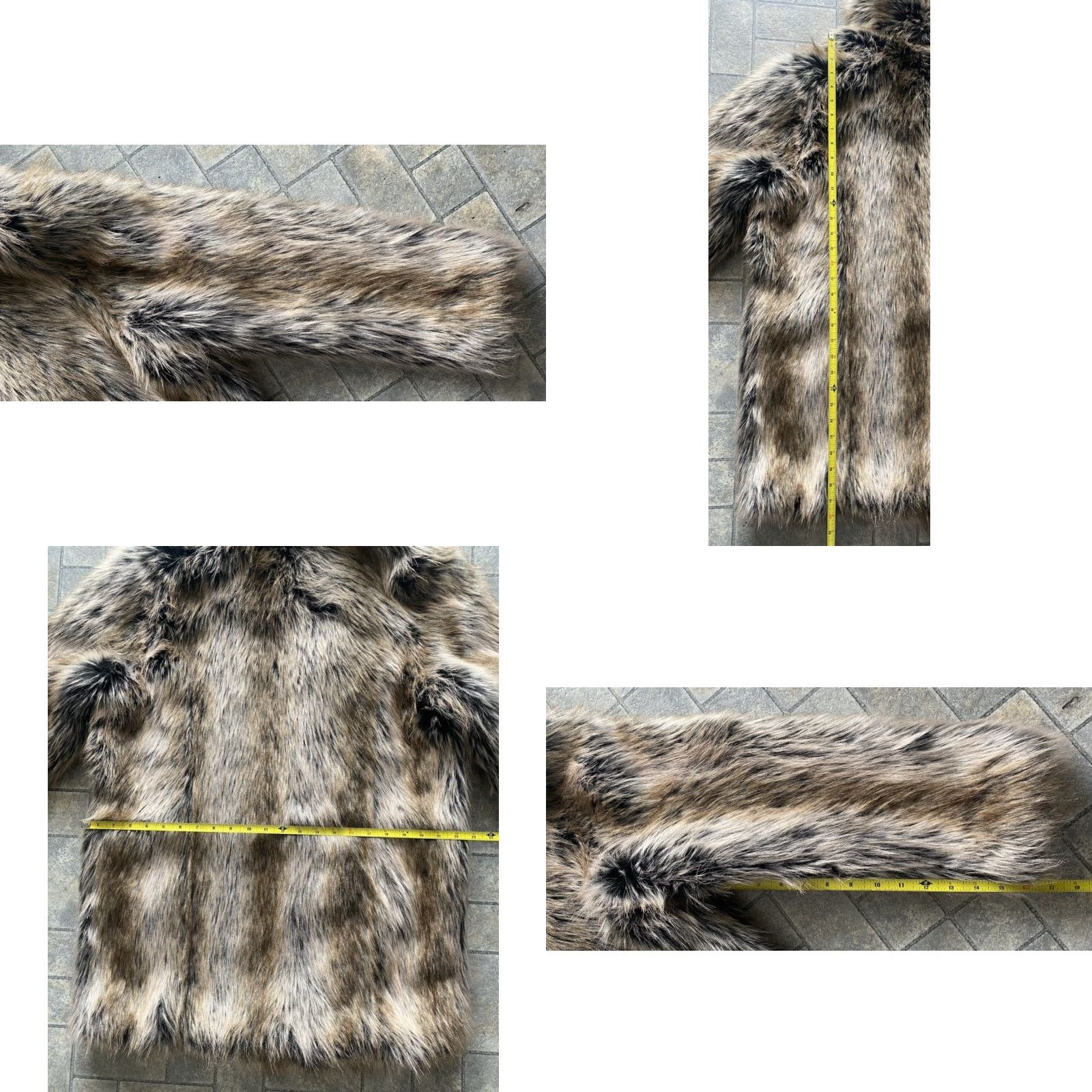 Vintage SpiritHoods Authentic Grey Wolf Classic Faux Fur Coat With Ears Unisex Small Size S / US 4 / IT 40 - 11 Thumbnail