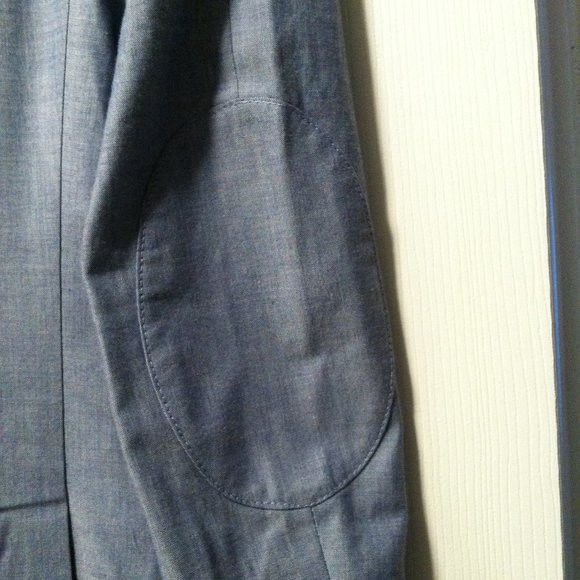 Tallia TALLIA MEN'S NEW BLUE 100%COTTON SPORT JACKET COAT SIZE: S Size US S / EU 44-46 / 1 - 11 Thumbnail