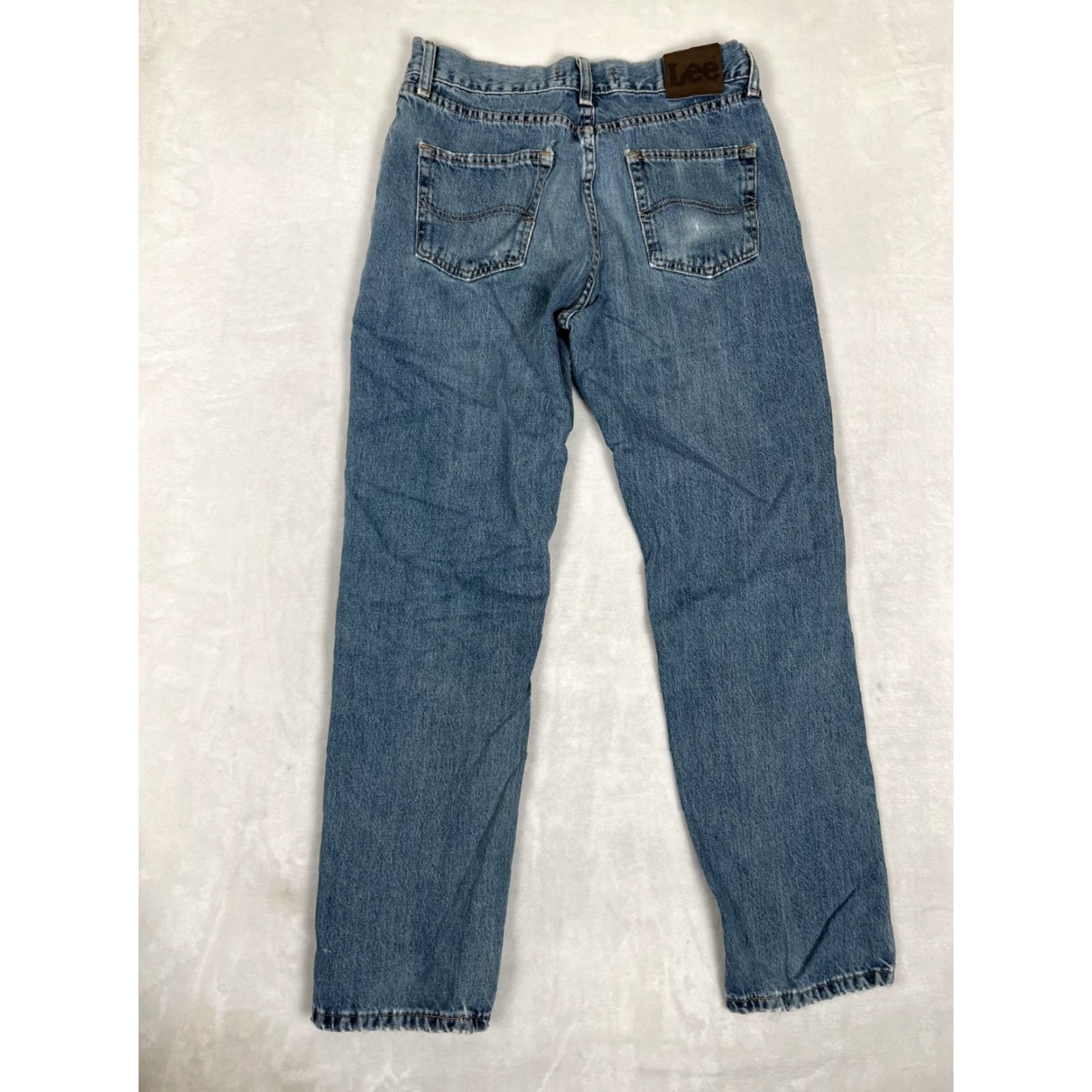 Lee VINTAGE Lee Jeans 30x32 Straight Leg 5-Pocket Denim Mens Brown Medium Wash 90s USA Lee Classic Fit Regular Slim? Size US 30 / EU 46 - 7 Thumbnail