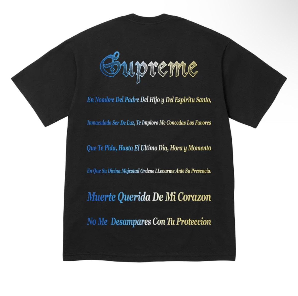 Supreme Supreme Grim Reaper Tee Black Graphic Print Jersey Size M Size US M / EU 48-50 / 2 - 5 Thumbnail