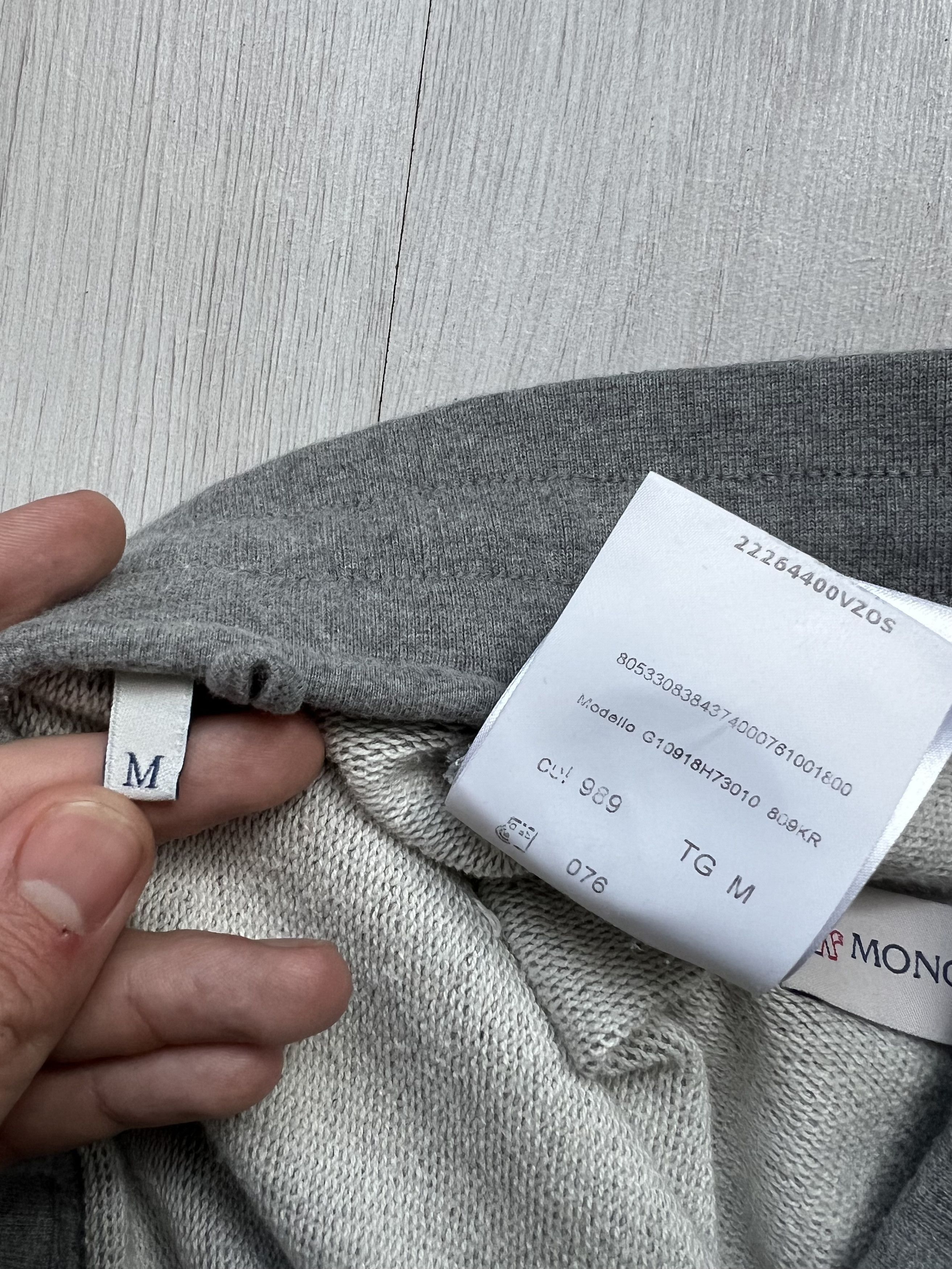 Moncler Moncler Embroided Lounge Knitted Sweatpants Men Gray Size US 34 / EU 50 - 9 Thumbnail