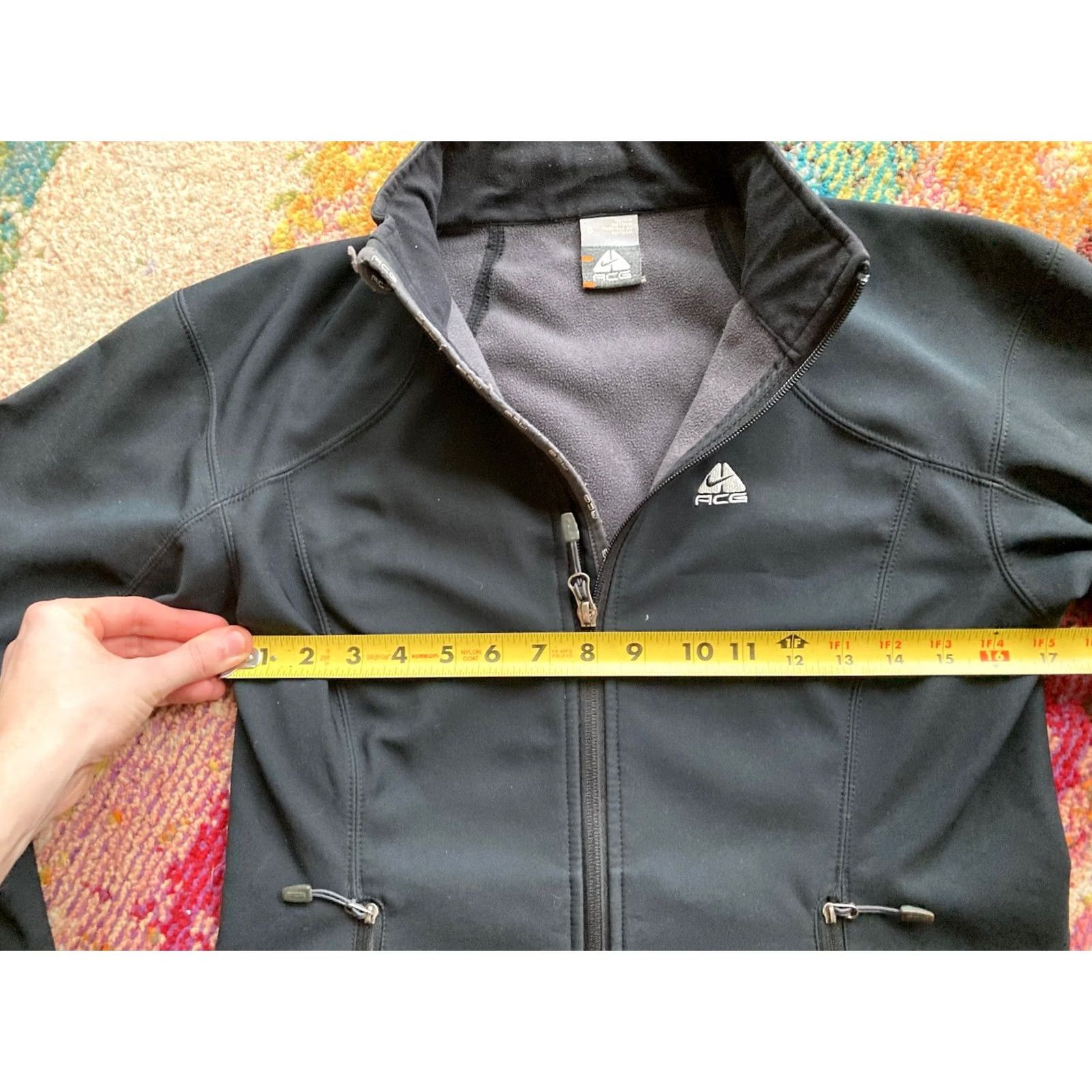 Nike VINTAGE Nike ACG Soft Shell Jacket Mens S Black Full Zip Windbreaker Size US S / EU 44-46 / 1 - 7 Thumbnail