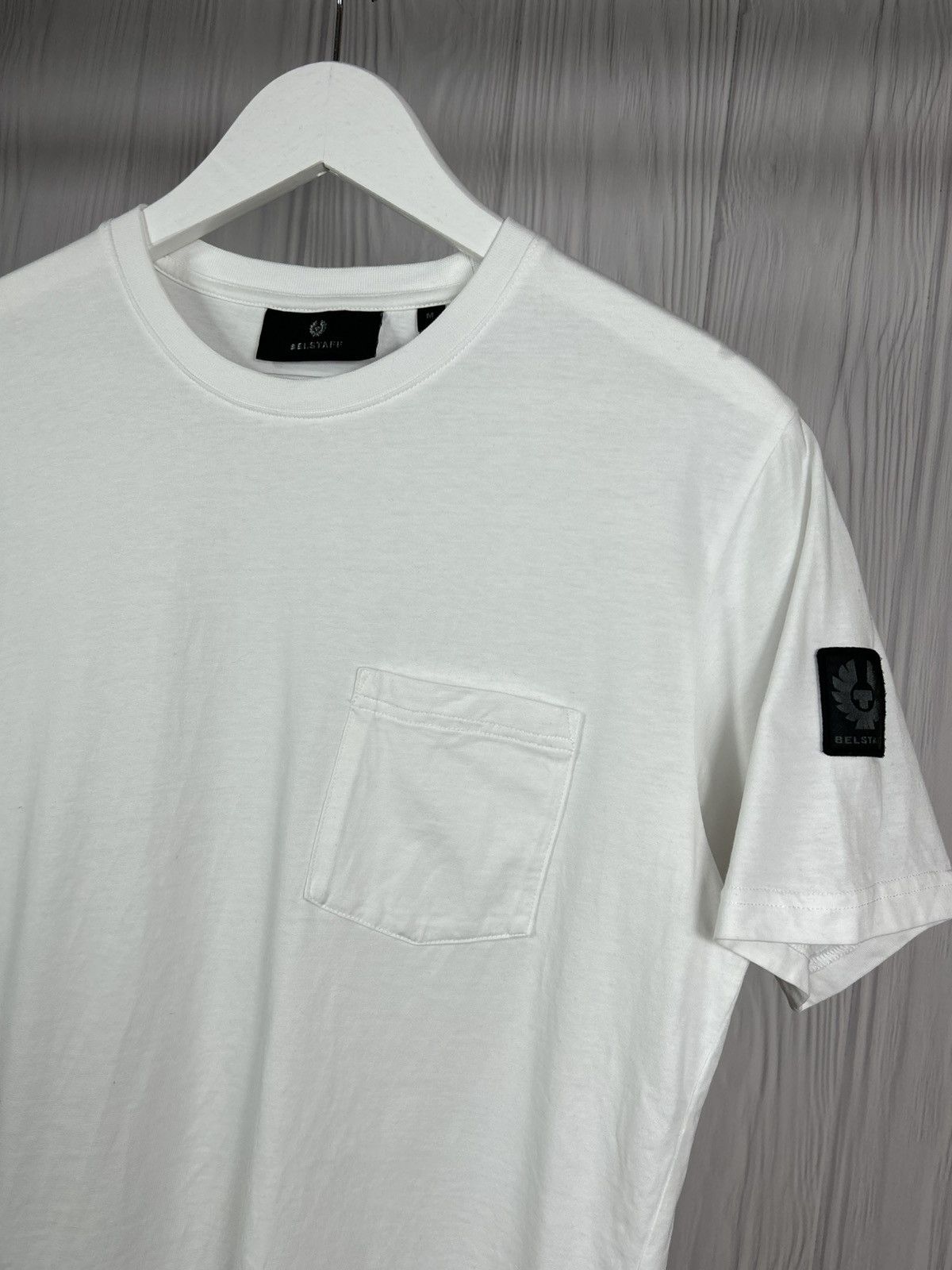 Belstaff Belstaff Thom White T-Shirt Chest Pocket Size M Size US M / EU 48-50 / 2 - 3 Thumbnail