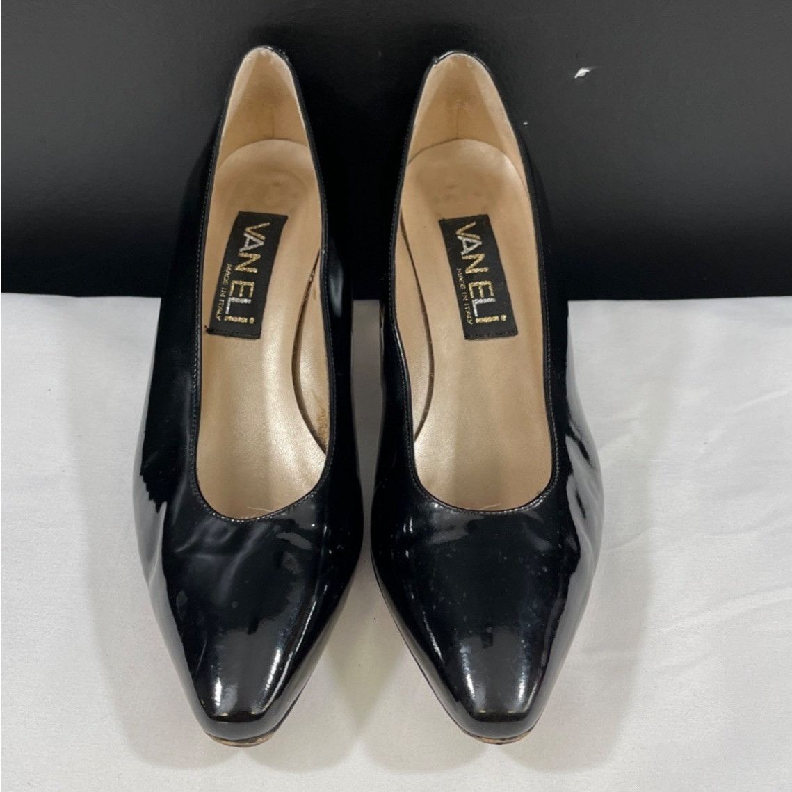 VANELI Vaneli Women's Black Pointed Toe Shoes/Heels Size 7.5W SKU 5 Size US 7.5 / IT 37.5 - 2 Thumbnail