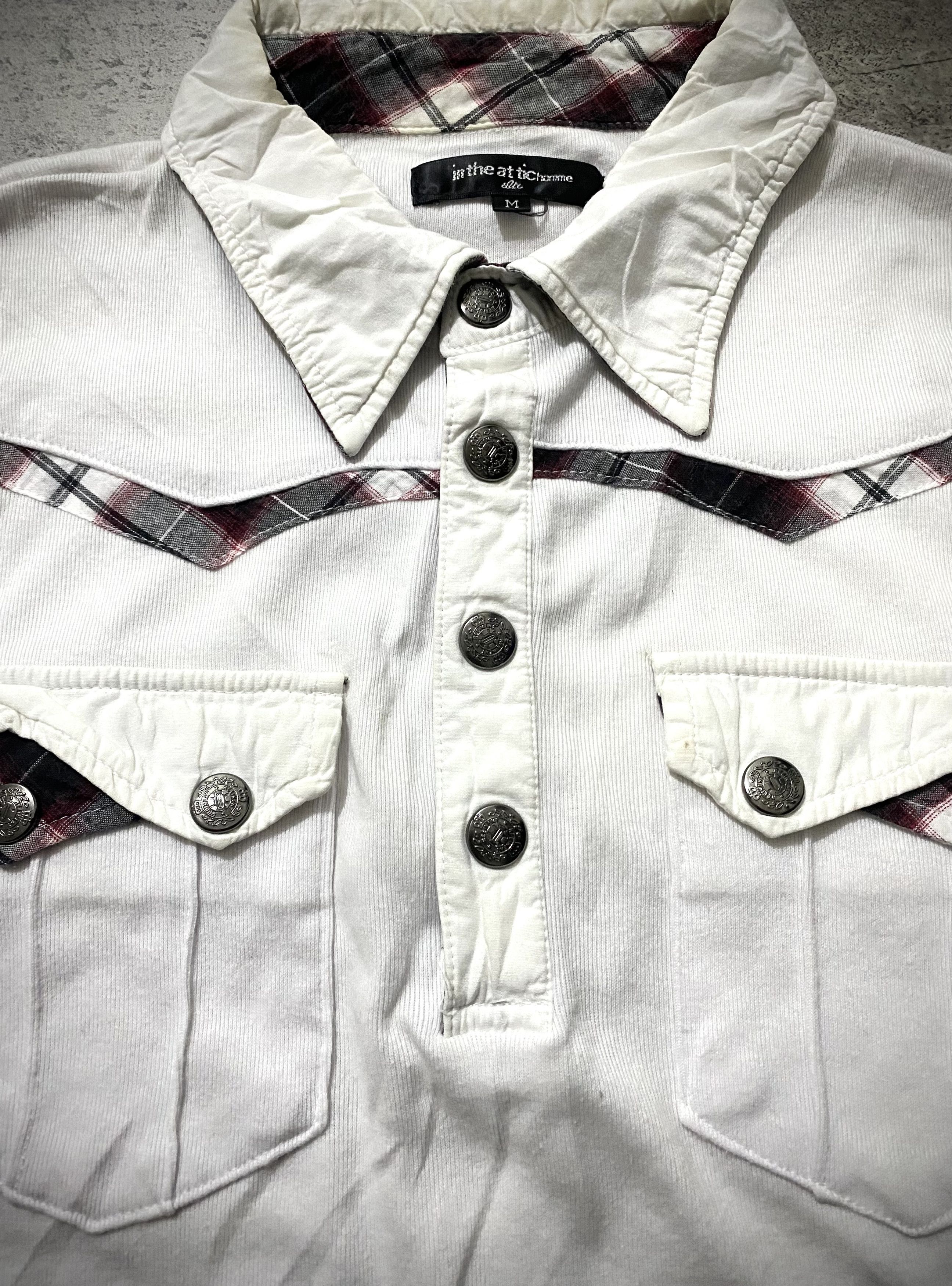 In The Attic INTHEATTIC HOMME DOUBLE LAYER BONDAGE POLO SHIRT Size US M / EU 48-50 / 2 - 4 Thumbnail