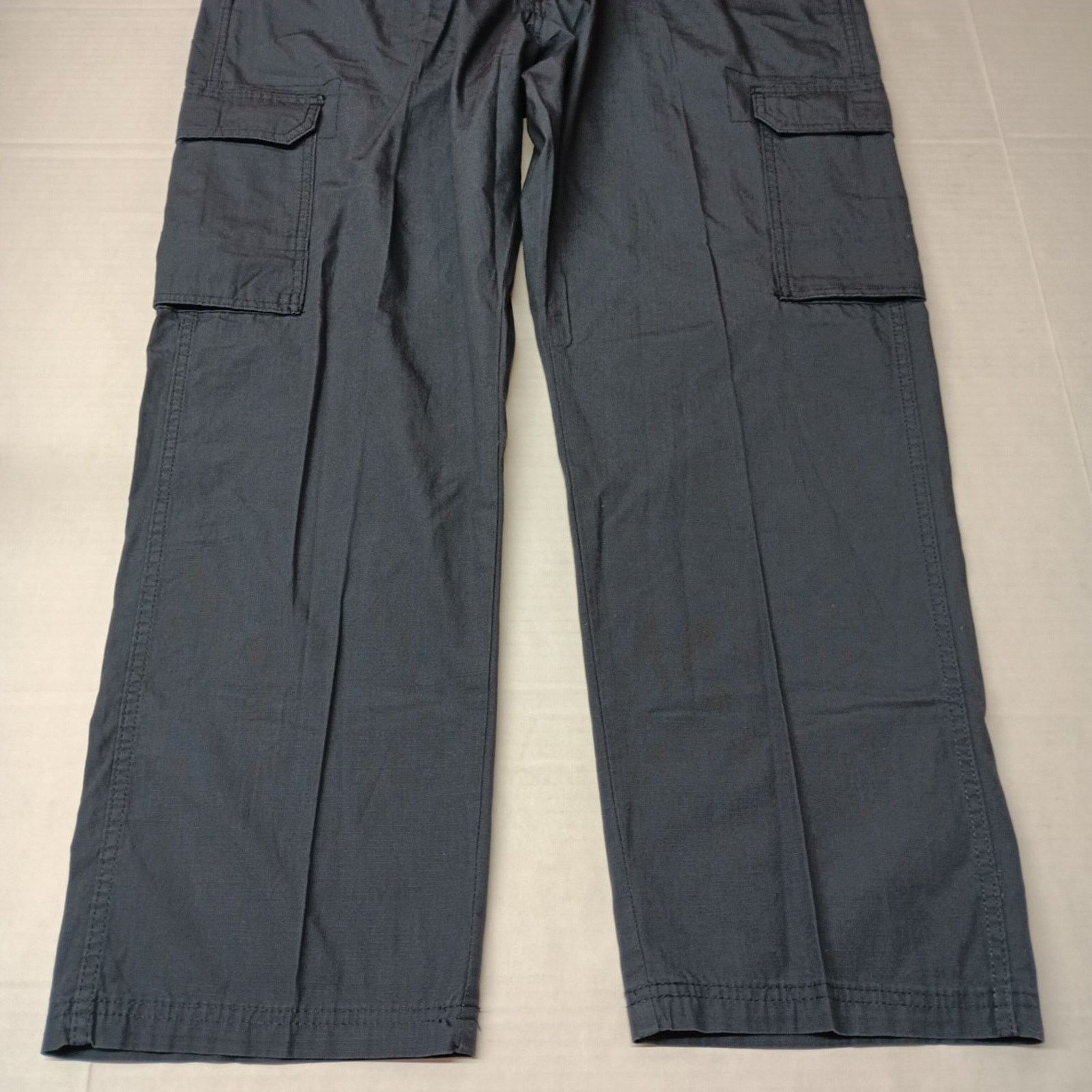 Wrangler Wrangler Cargo Pant Men 40x30 Blue Rip Stop Relaxed Fit Tech Size US 40 / EU 56 - 3 Thumbnail