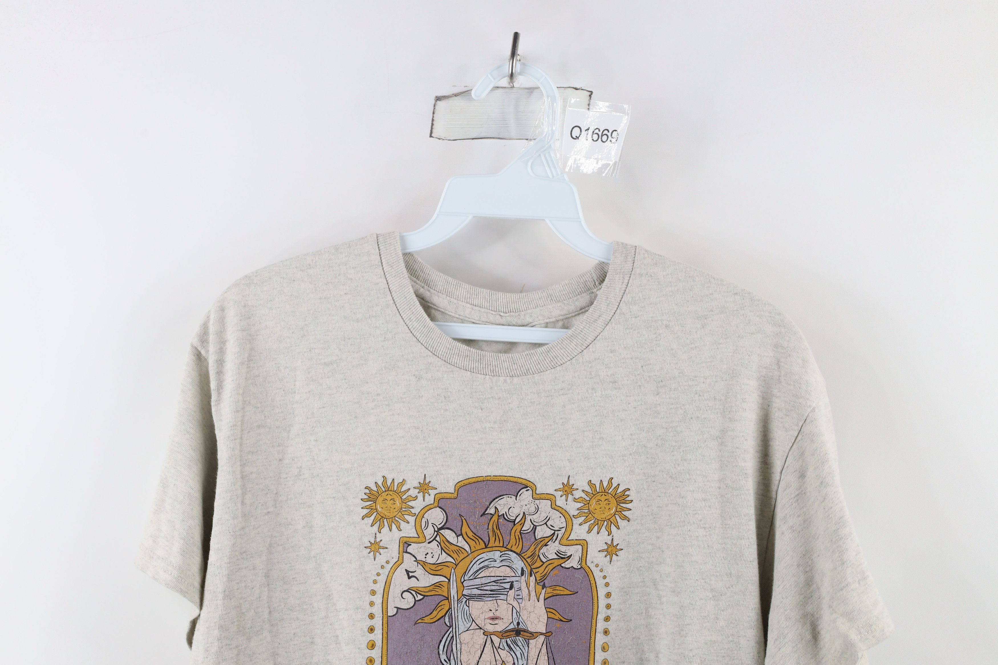 Vintage Vintage 90s Streetwear Libra Horoscope Sign T-Shirt Size M / US 6-8 / IT 42-44 - 2 Thumbnail