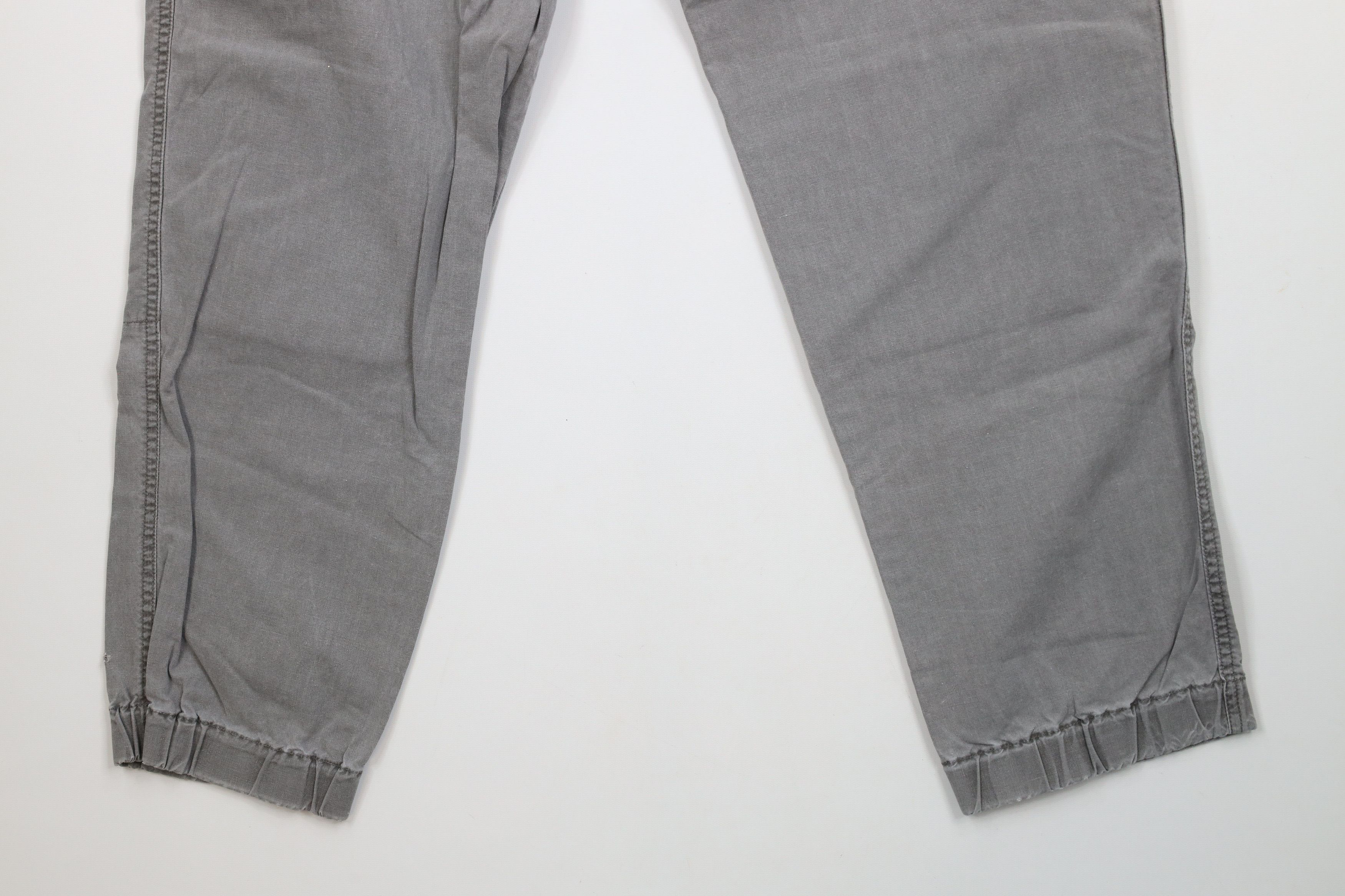 Vintage Vintage 90s Streetwear Stonewash Belted Joggers Pants Gray Size US 36 / EU 52 - 14 Thumbnail