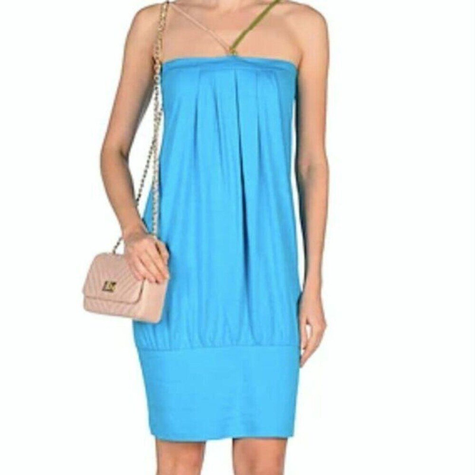 Fendi Fendi Short dress cornflower blue Size 10 Size L / US 10 / IT 46 - 3 Thumbnail