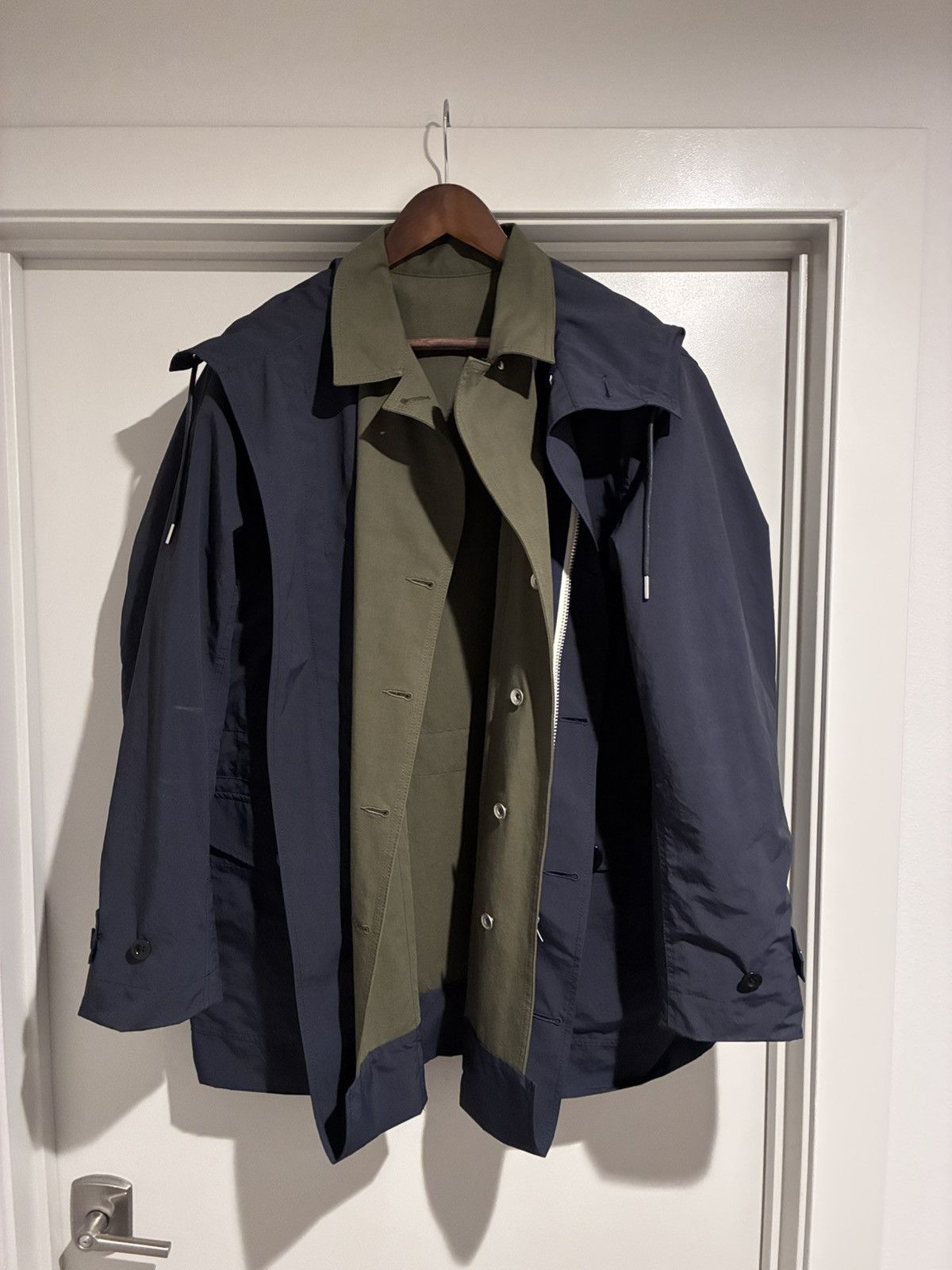 Sacai Sacai Reversible Ripstop Coat Size US L / EU 52-54 / 3 - 3 Thumbnail
