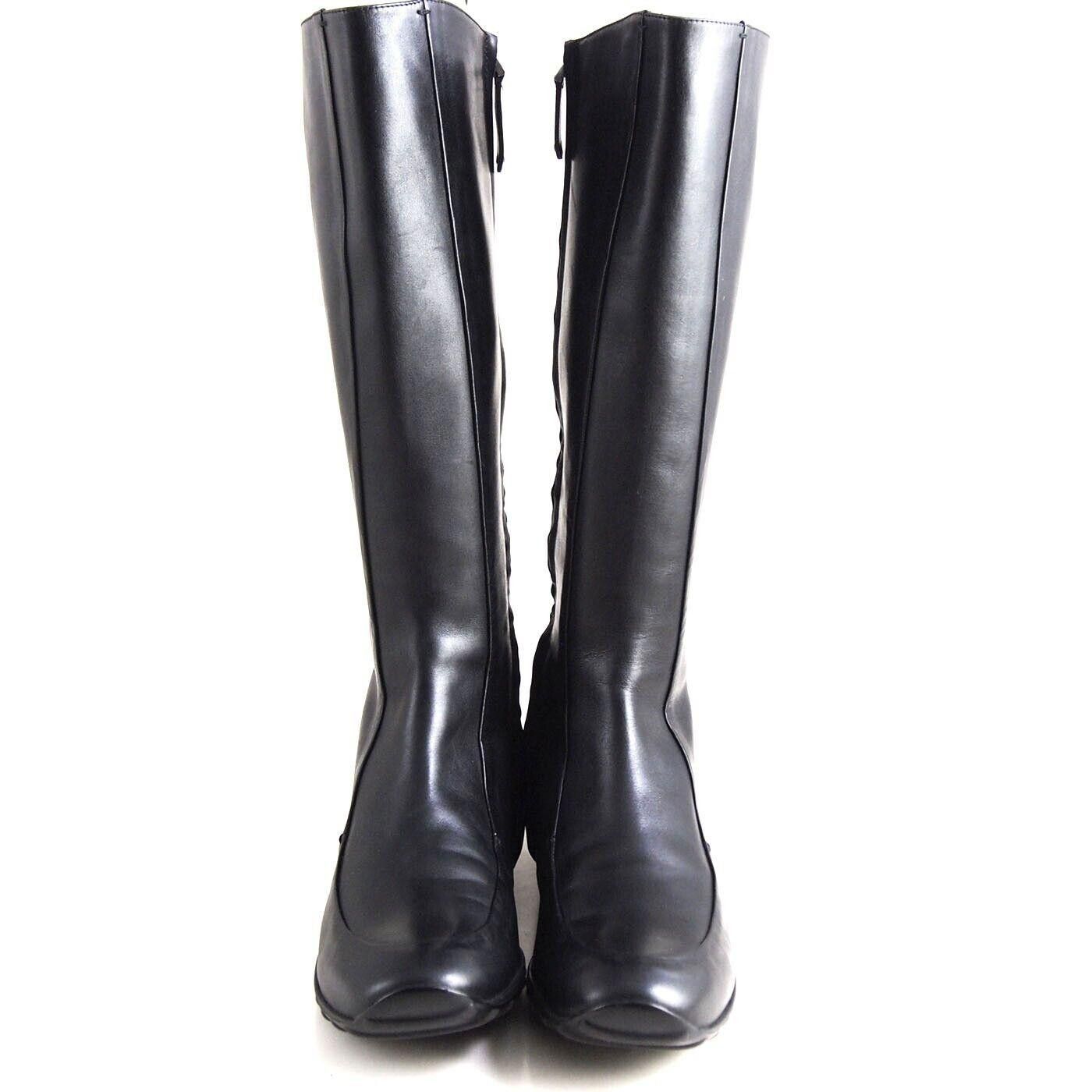 Bally Bally Magarita Boots Black Leather Size US 6.5 M EU 37 E Size US 6.5 / IT 36.5 - 3 Thumbnail