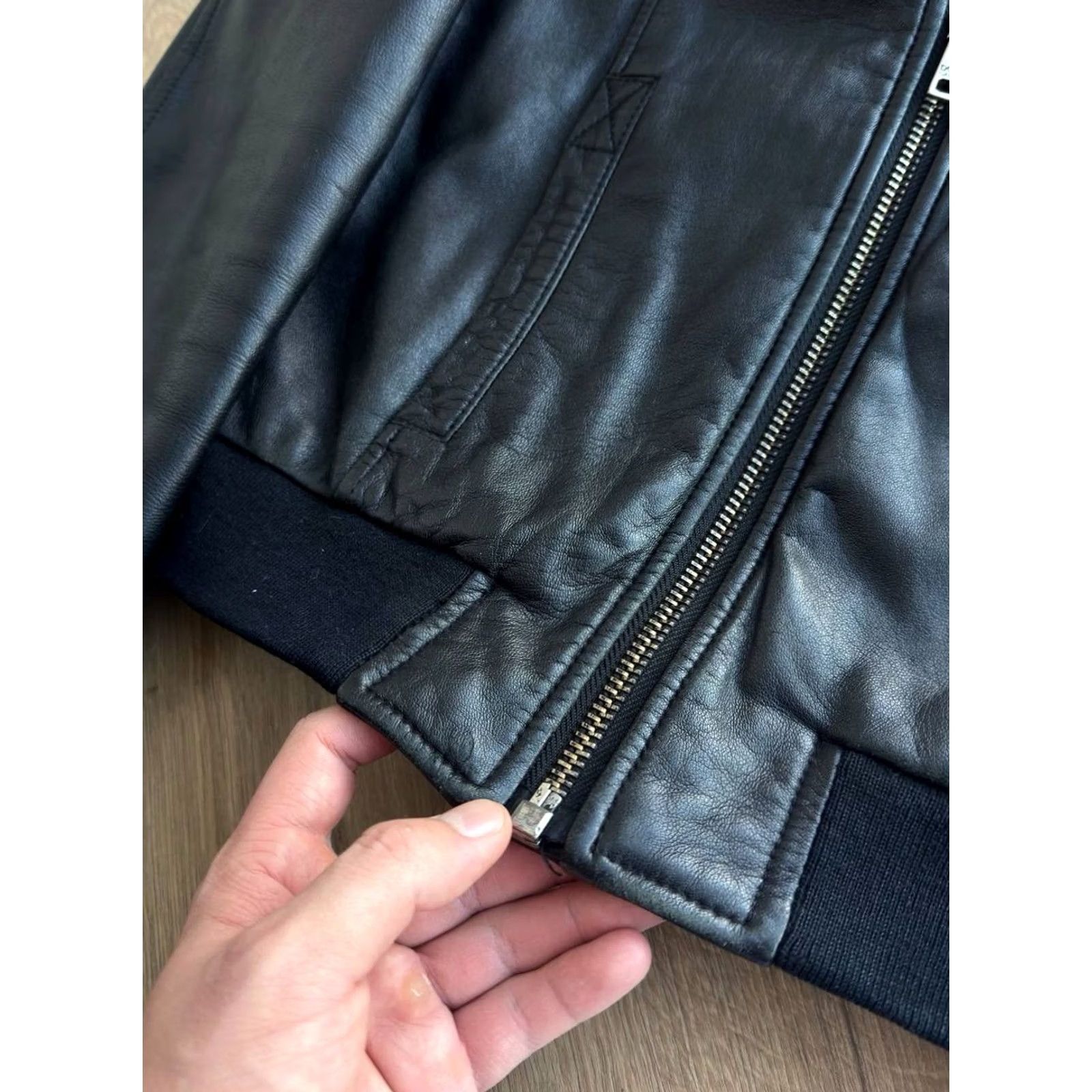 Dolce & Gabbana DOLCE&GABBANA Leather Jacket Black Leopard Women’s 42 Jacket Womens Leather Leopard DOLCE&GABBANA Black Leather Jacket 42 Size M / US 6-8 / IT 42-44 - 7 Thumbnail