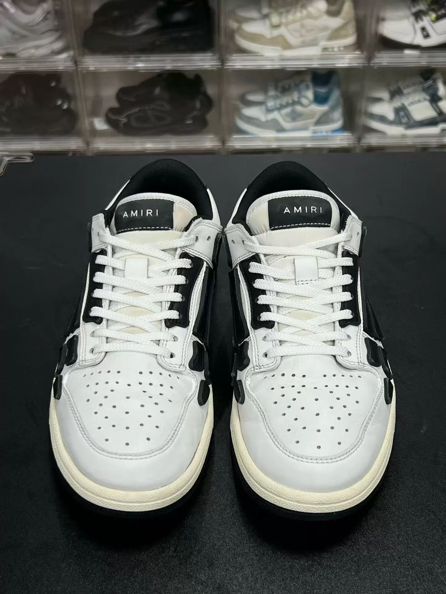 Amiri AMIRI Bone Low Top Sneaker White/Black Size 41 Size US 8 / EU 41 - 2 Thumbnail