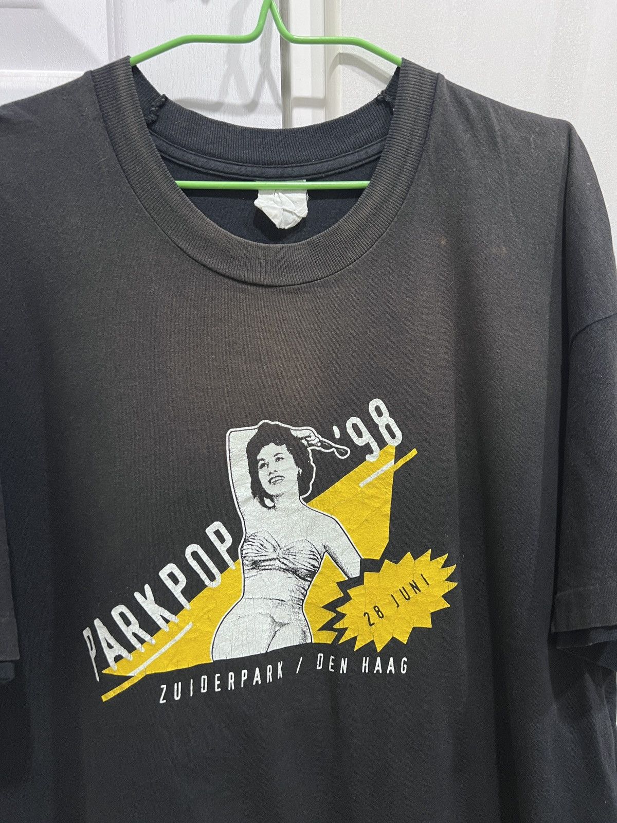 Band Tees Very Rare Vintage 90s Parkpop Fest Tour Tee XL Faded Rock Size US XL / EU 56 / 4 - 1 Thumbnail