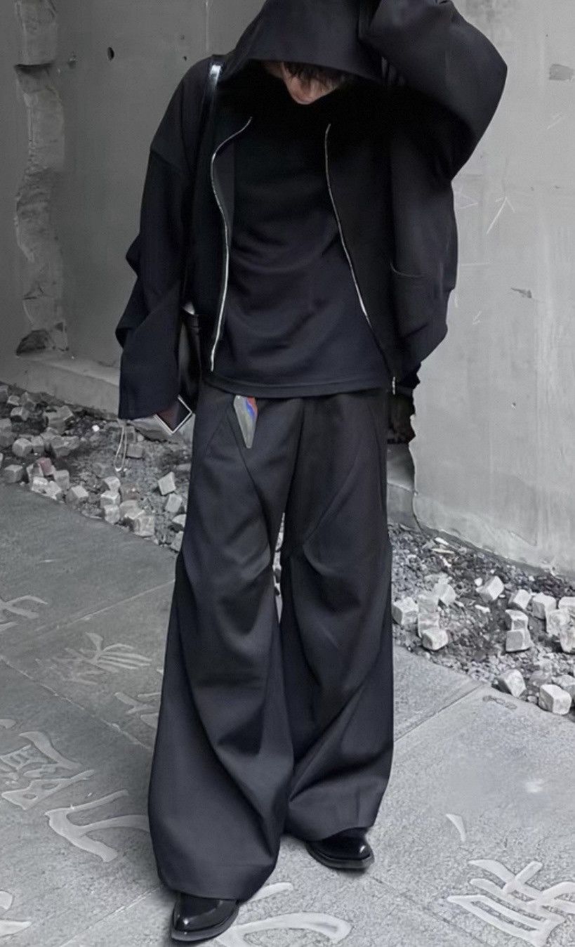 Japanese Brand Pleated Pants Size US 33 - 4 Thumbnail
